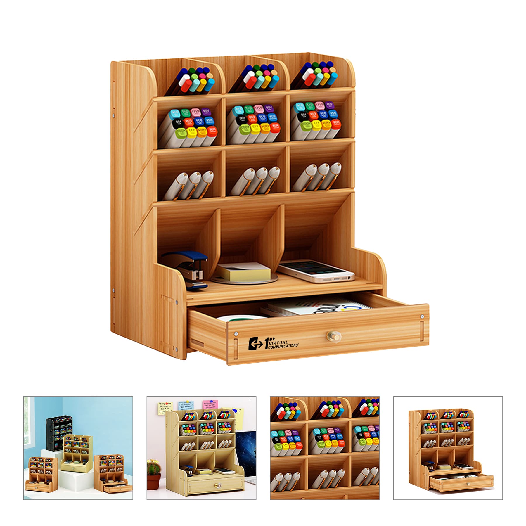 Multi-Functional Diy Pen Holder