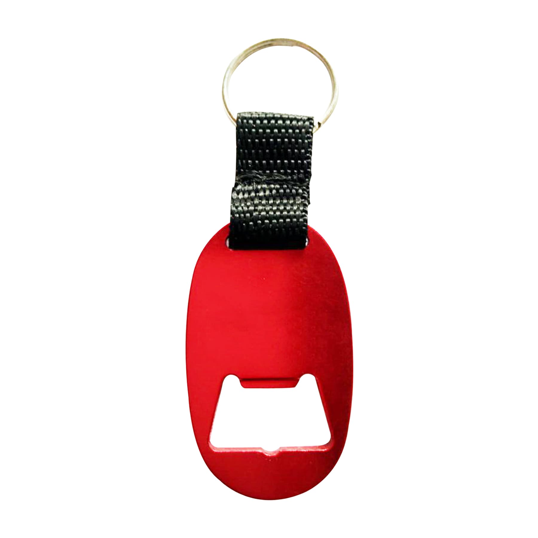 Oval-Shaped Bottle Opener W/Keyring