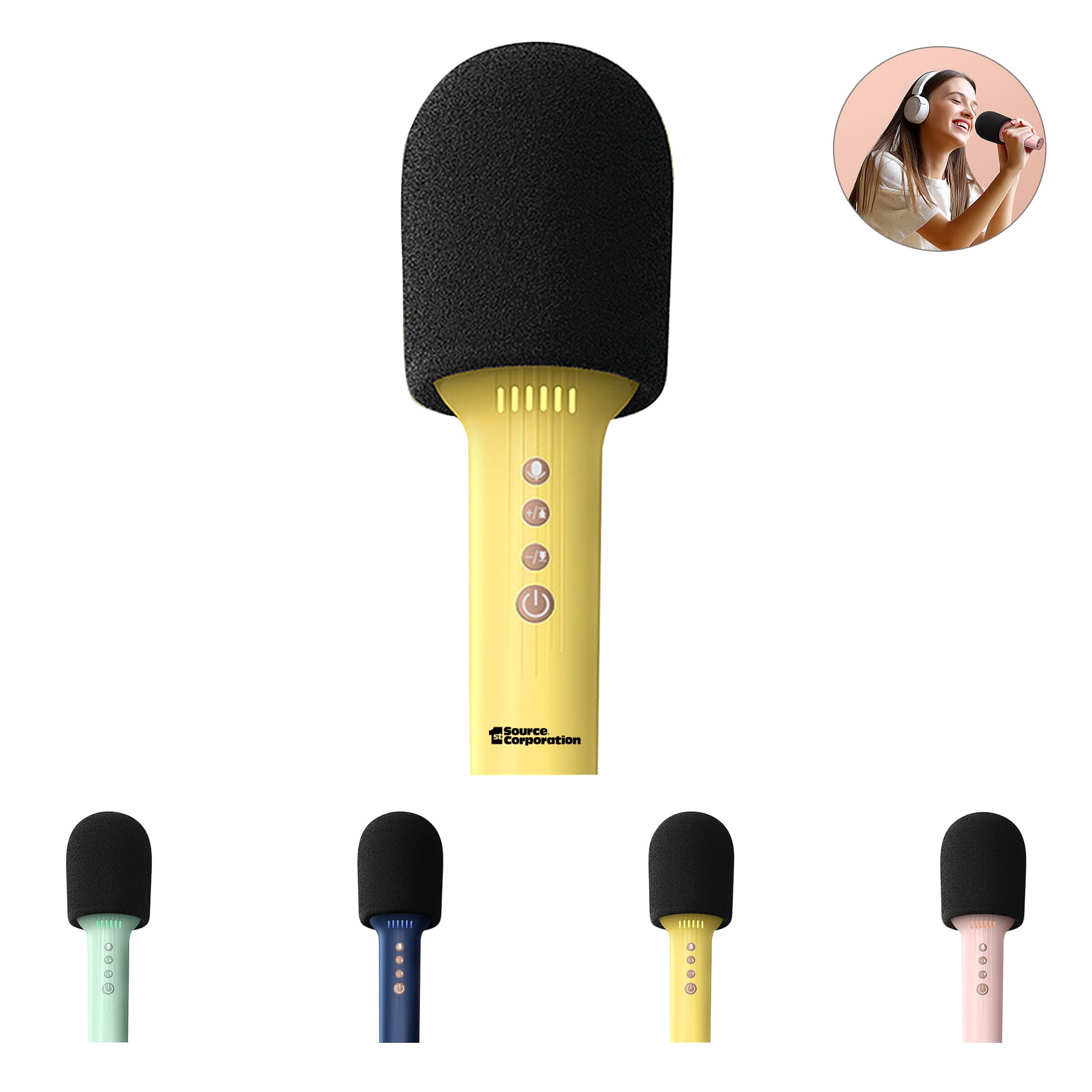 Handheld Wireless Noise Cancelling Microphone