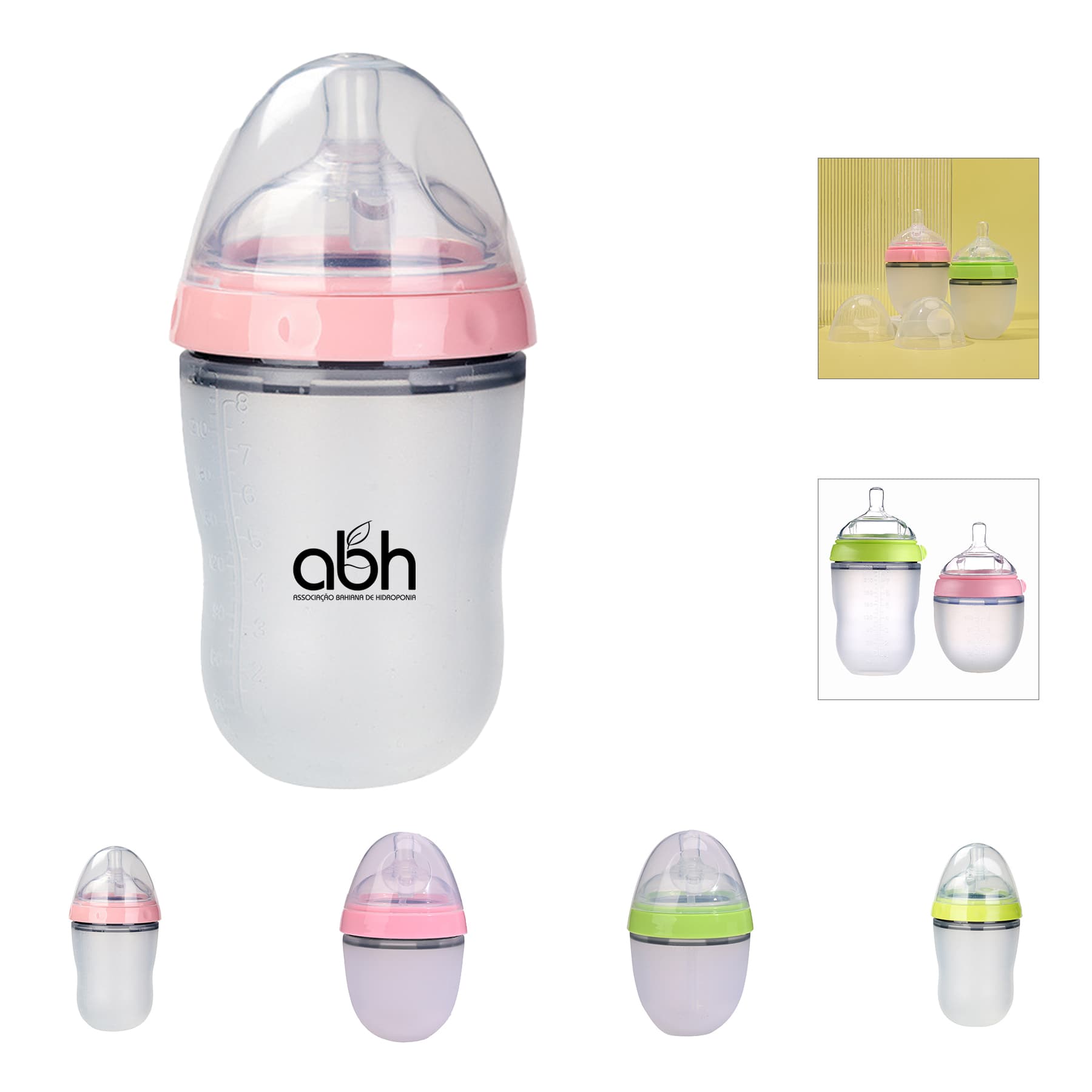 Wide Bore Silicone Milk Bottle