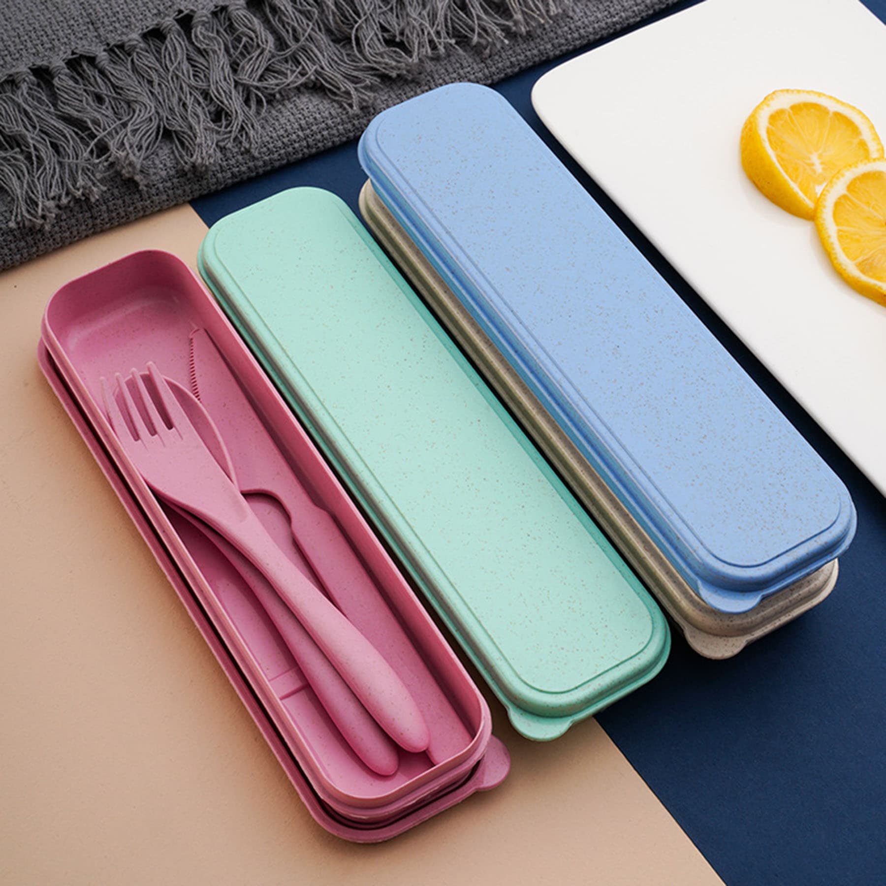 Travel Utensil Set with Case
