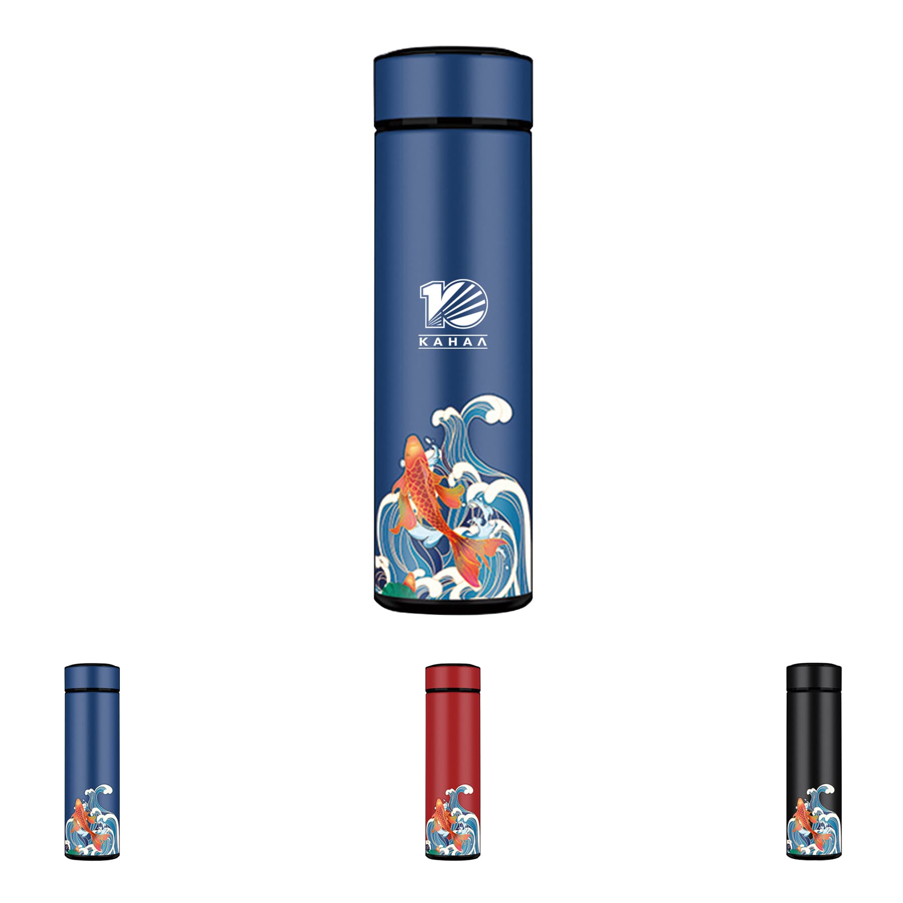 Digital display stainless steel insulation bottle