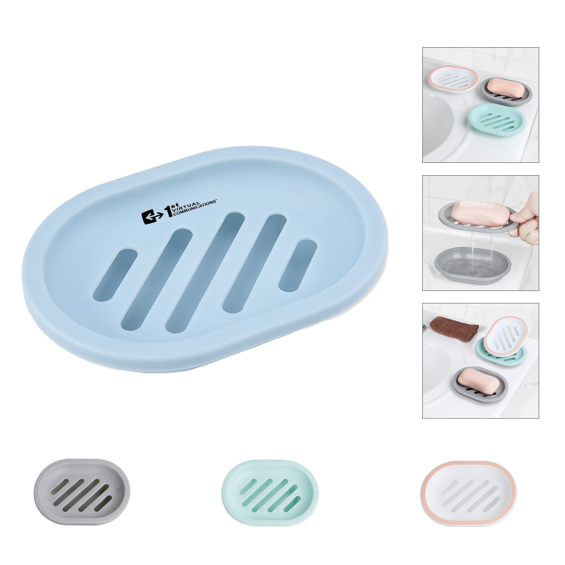 soap dish with drain