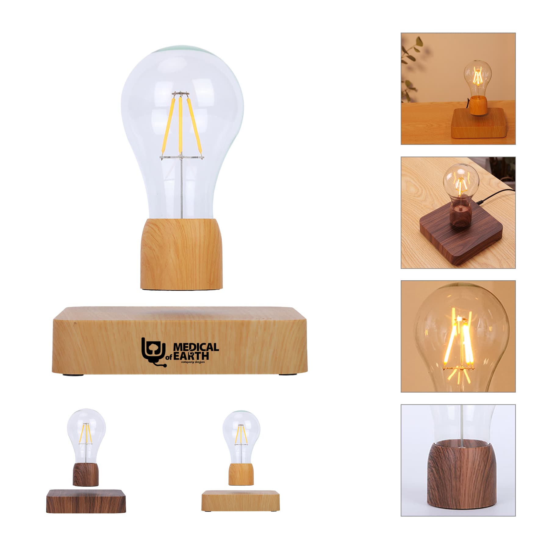 Magnetic Levitating Floating Wireless Bulb