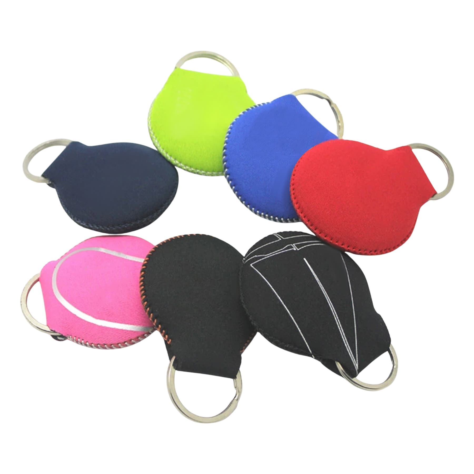 Round Neoprene Floating Key Tag