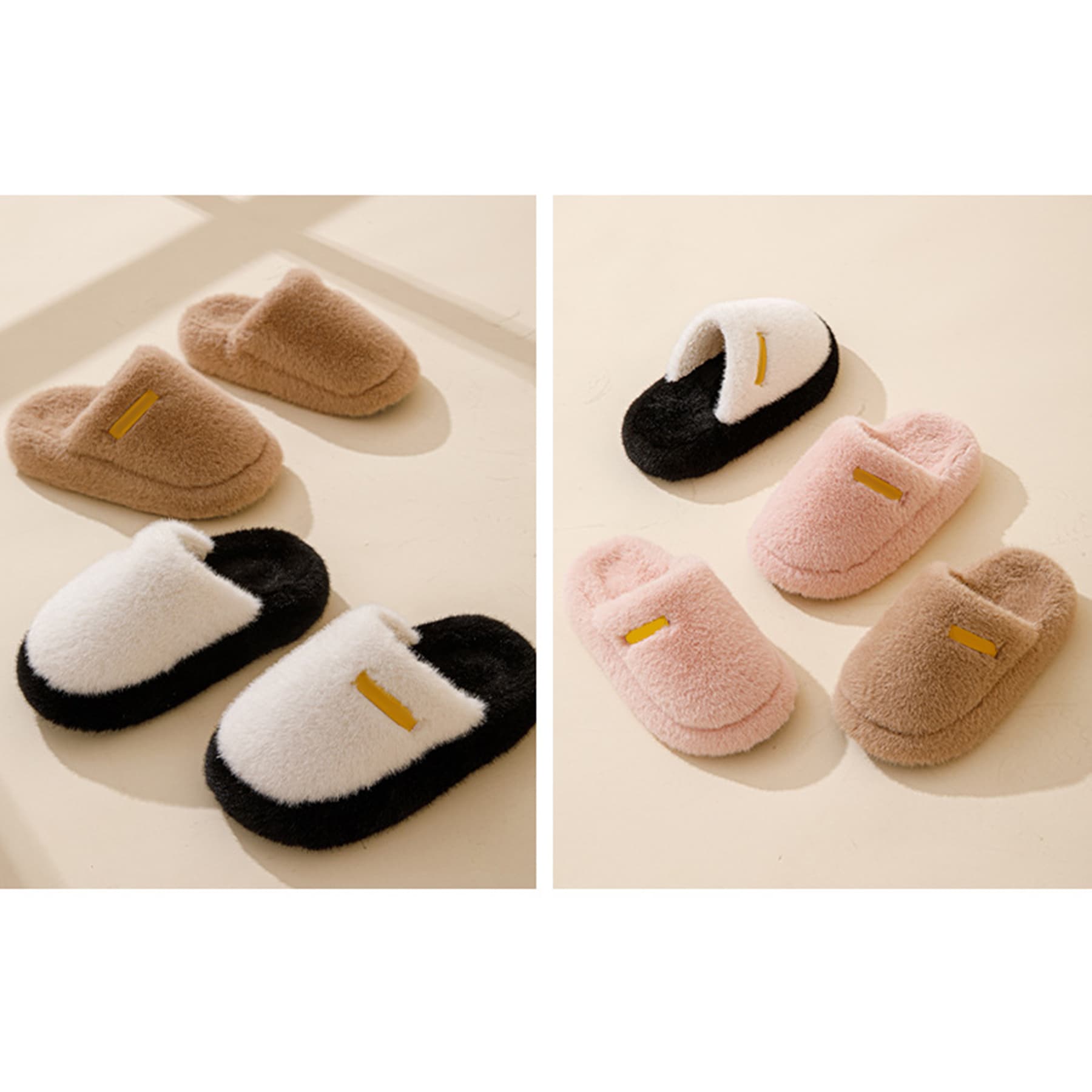 Winter Women Thick Soled Fuzzy Slippers