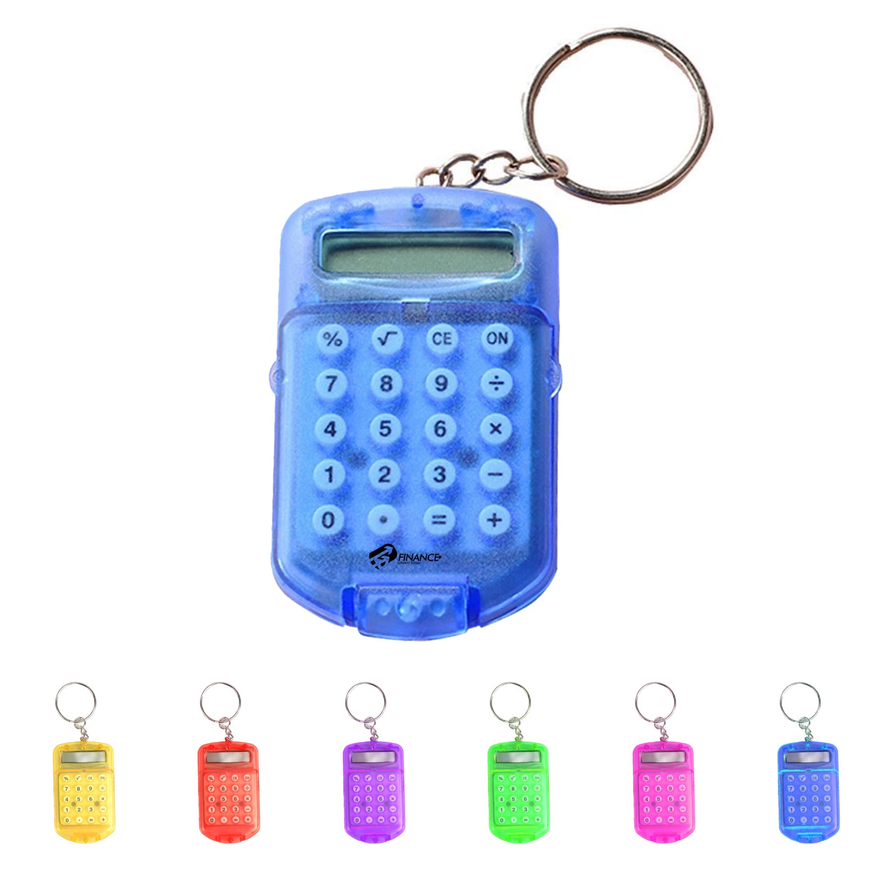 Portable Key Chain Holder With Mini Calculator