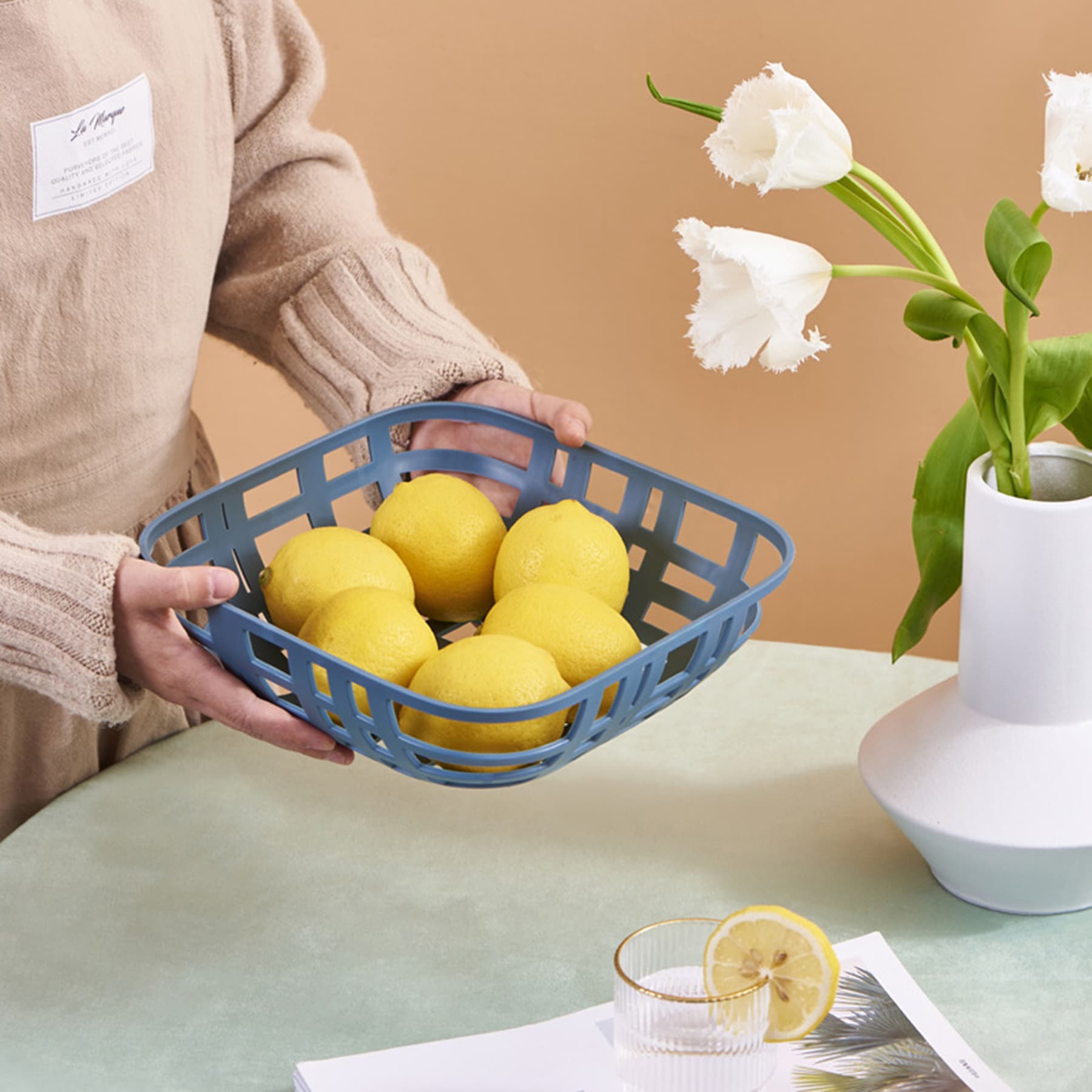 Square Bird's Nest Fruit Basket