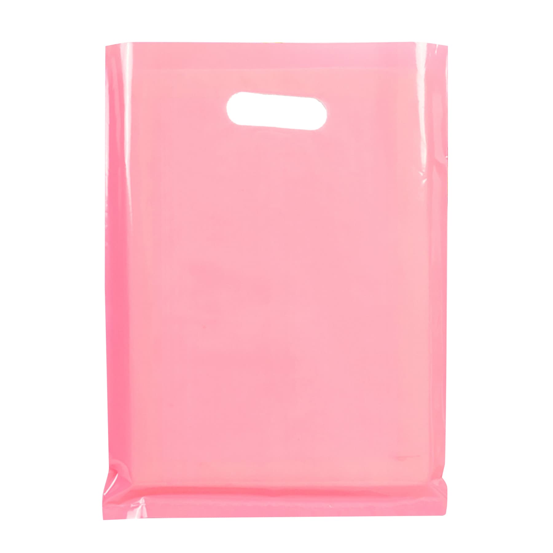 Die-cut Soft PE Plastic Handle Shopping Tote Bag