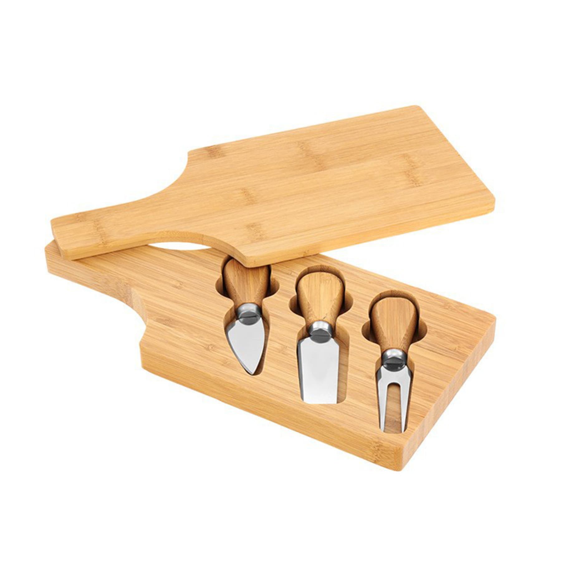 Bamboo Cheese Board Knife Set