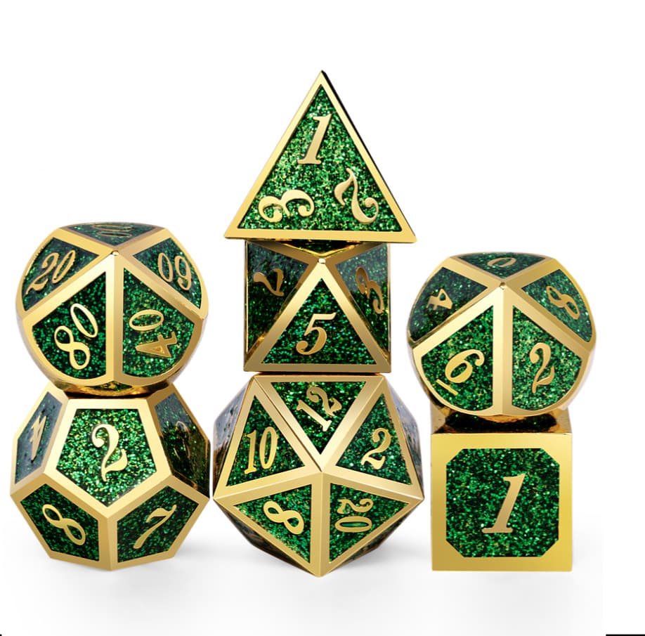 Table Board Game Zinc Alloy Dice