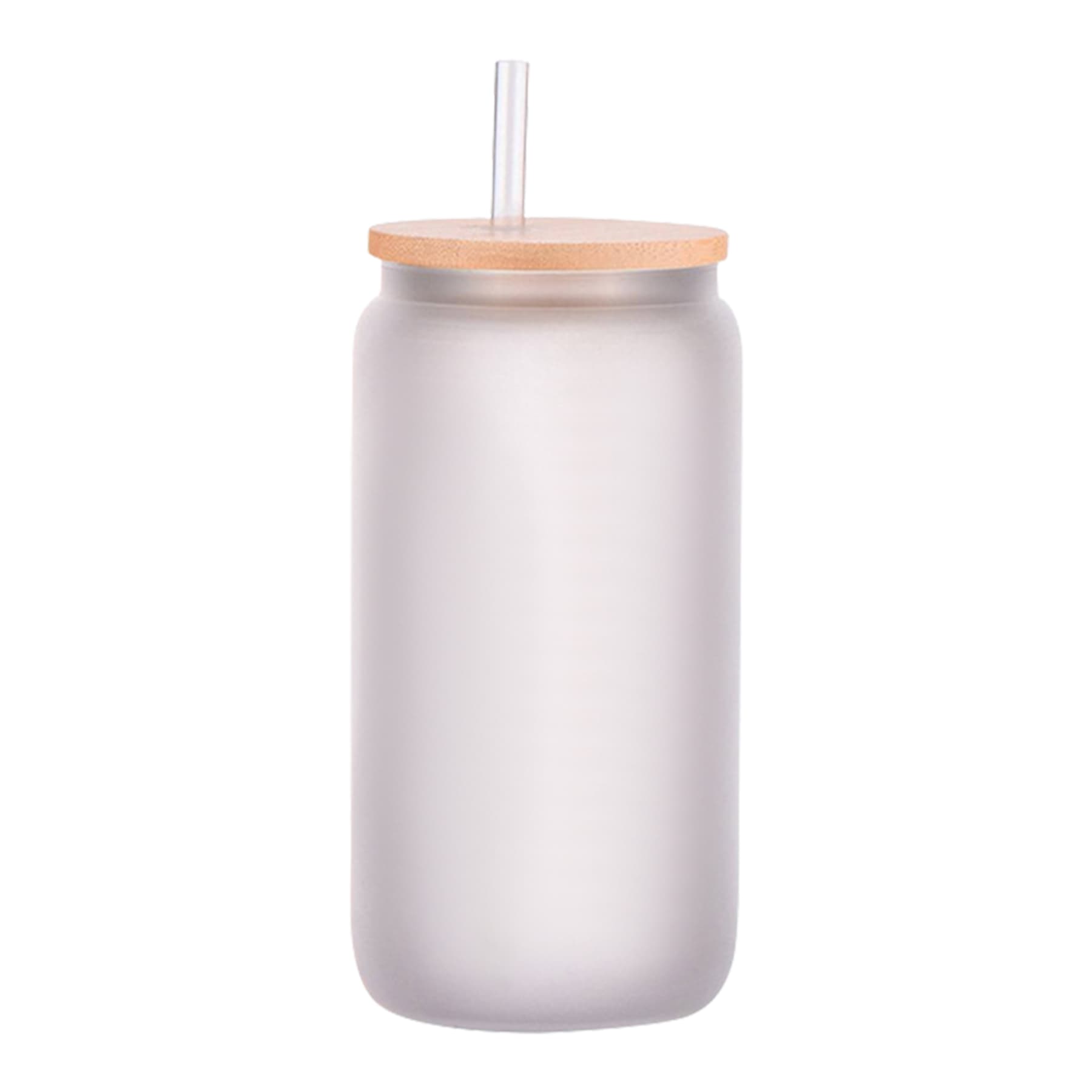 16 oz transparent frosted high borosilicate double-layer beer cola glass