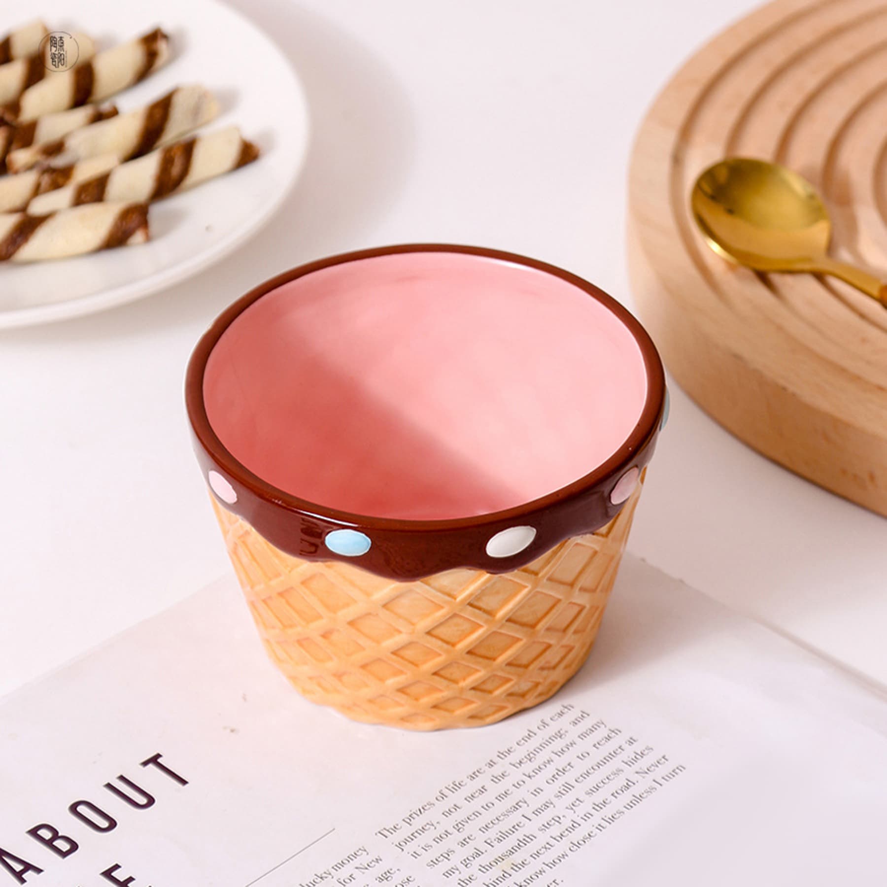10 OZ Ceramic Souffle Pudding Bowl & Dessert Cup