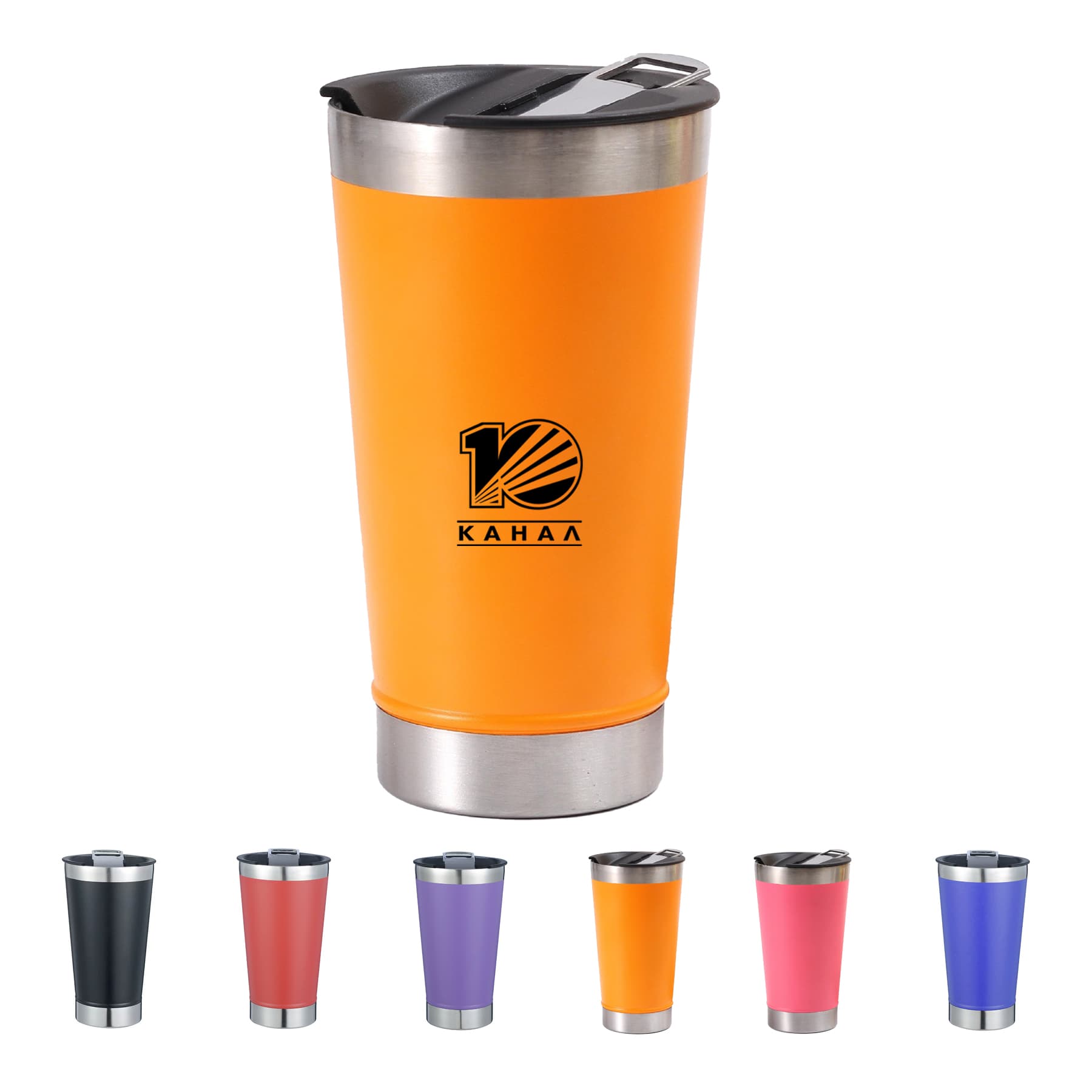 16Oz Stainless Steel Mug With Bottle Opener