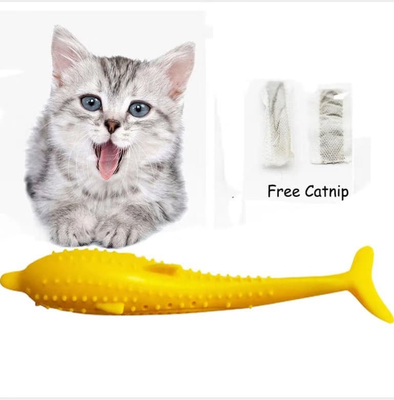 Cat Mint Fish Chew Toy