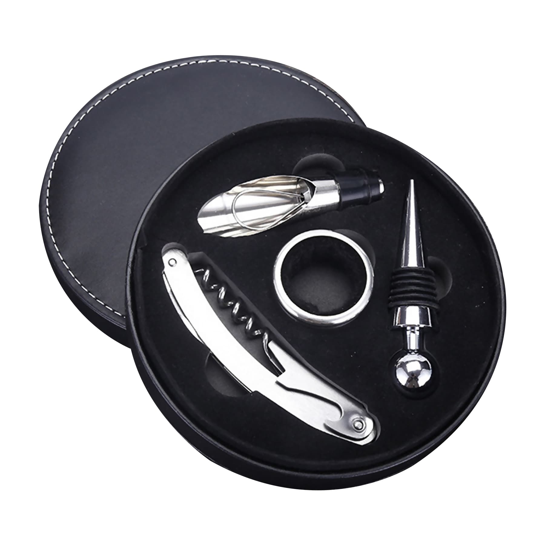 Leather Wine Opener Accessories Gift Set
