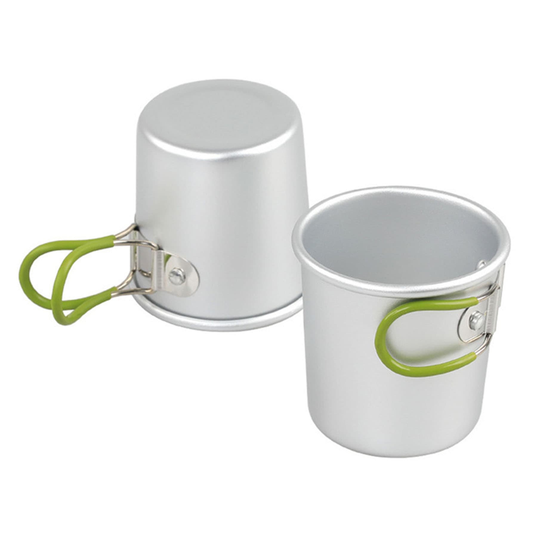 Lightweight Metal Coffee Cup with Foldable Handle