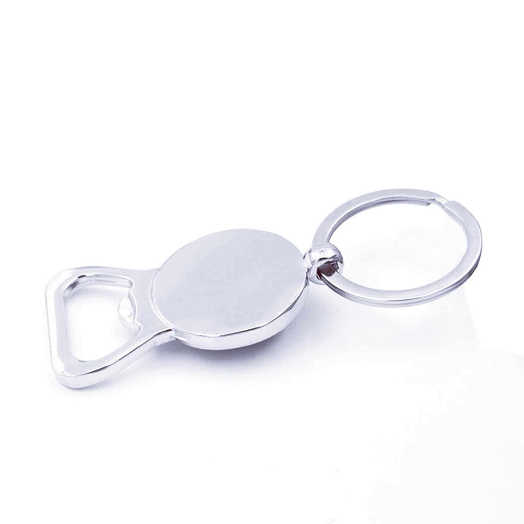 Football bottle opener keychain