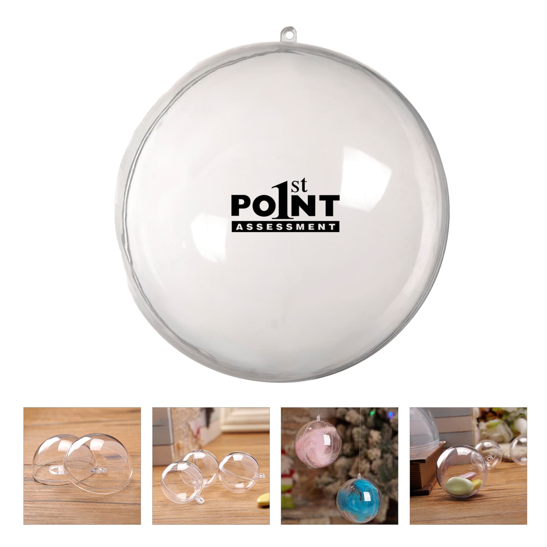 Clear PS Molding Balls Home Decorative Ornaments