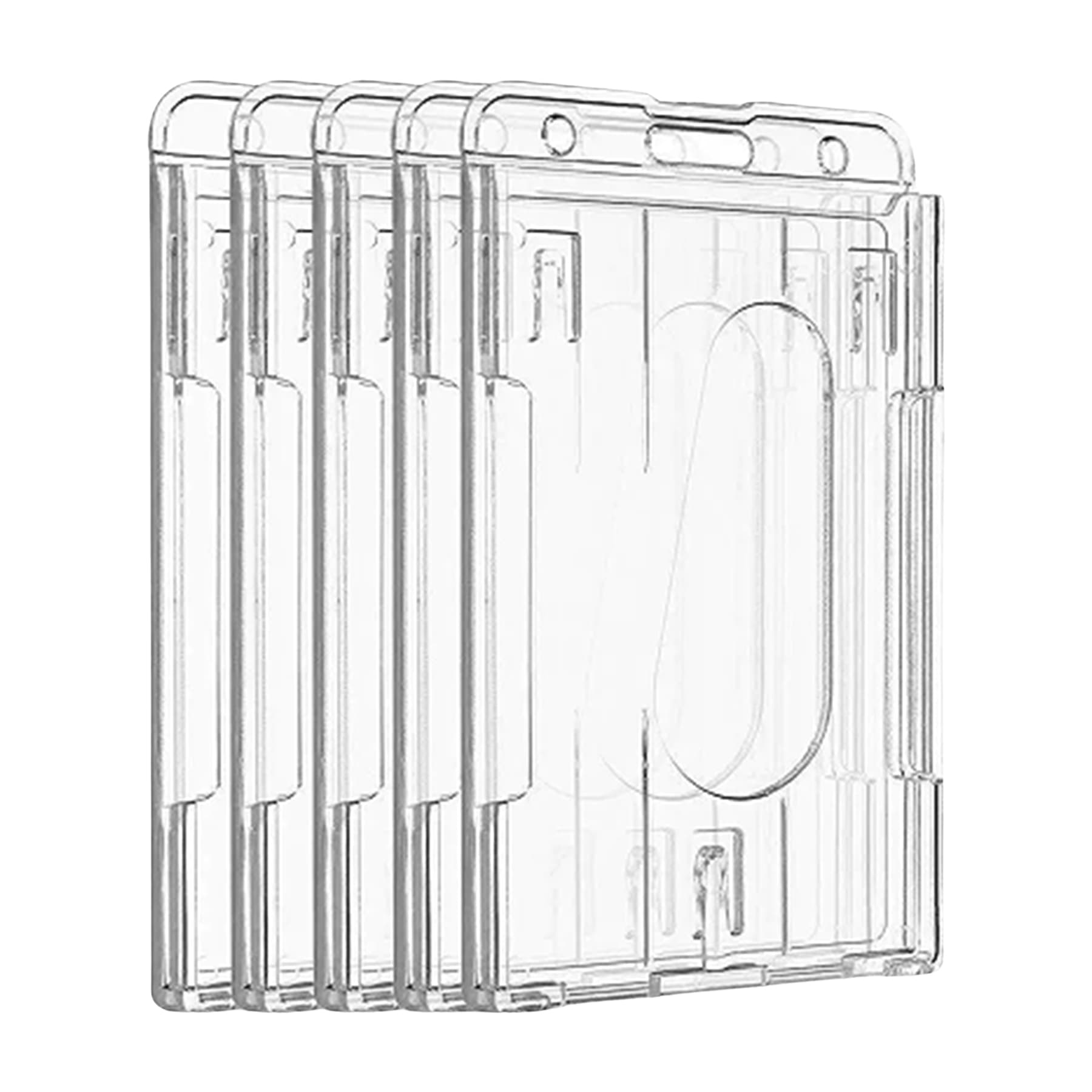 Vertical Transparent PC Card Holder