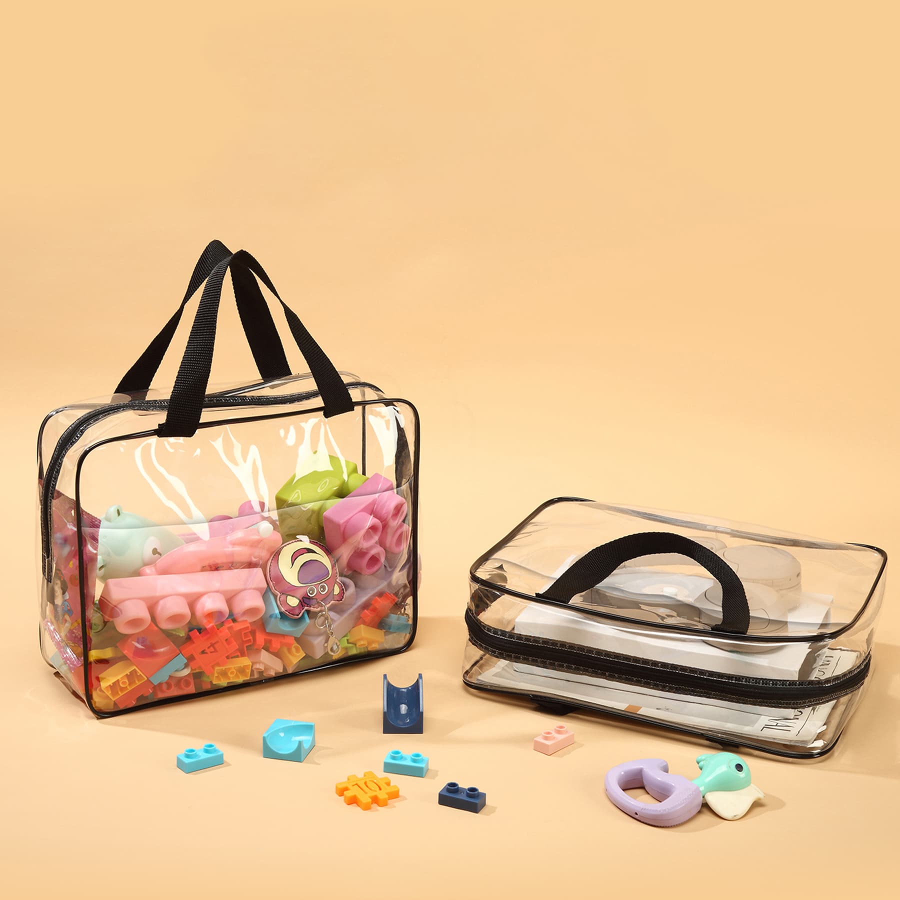 Clear Tote Bag With Zipper