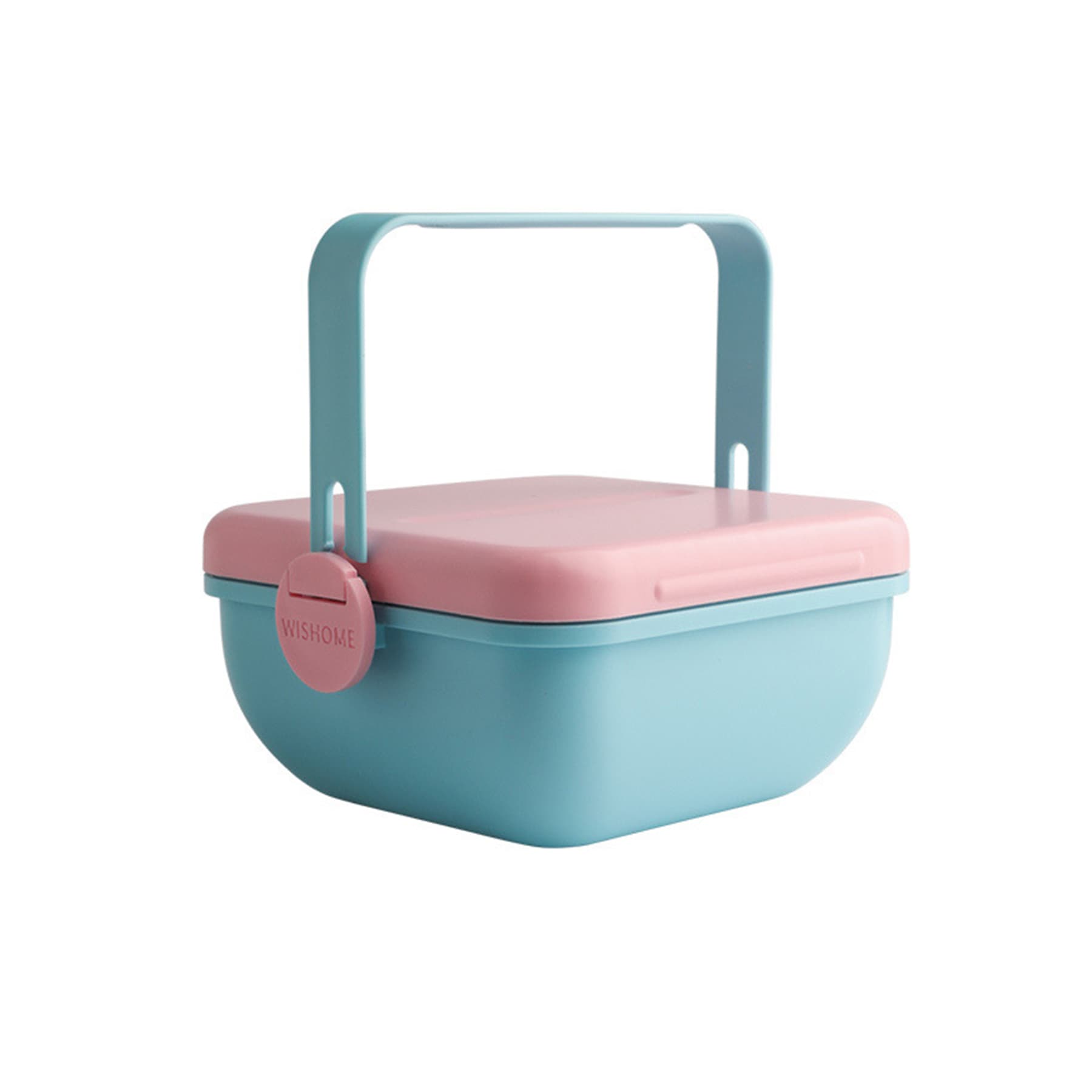 Square Handheld Students Compartment Lunch Box