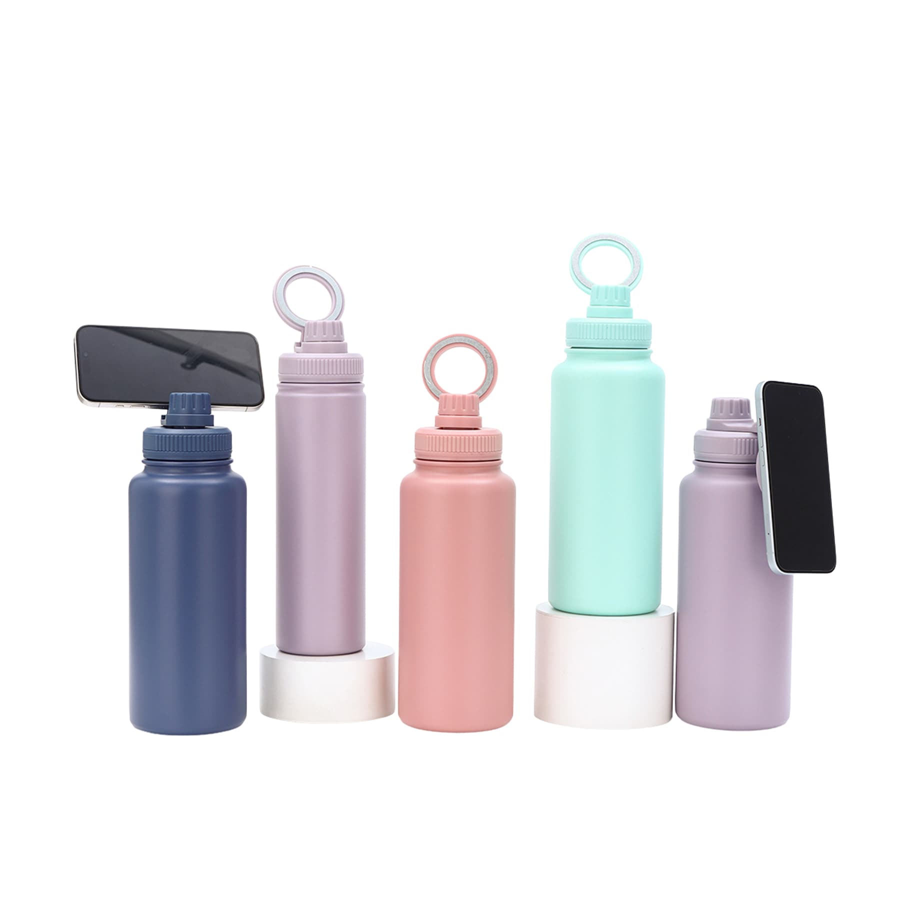 32oz Stainless Steel Tumbler with phone holder