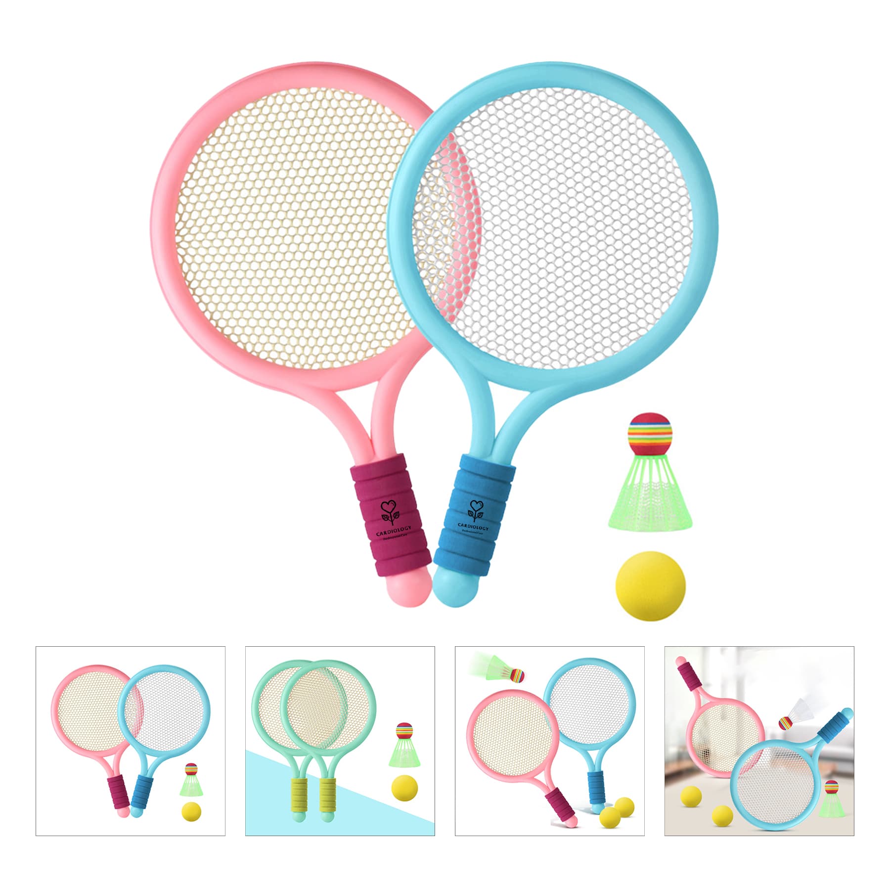 Badminton Rackets Set for Children Kids