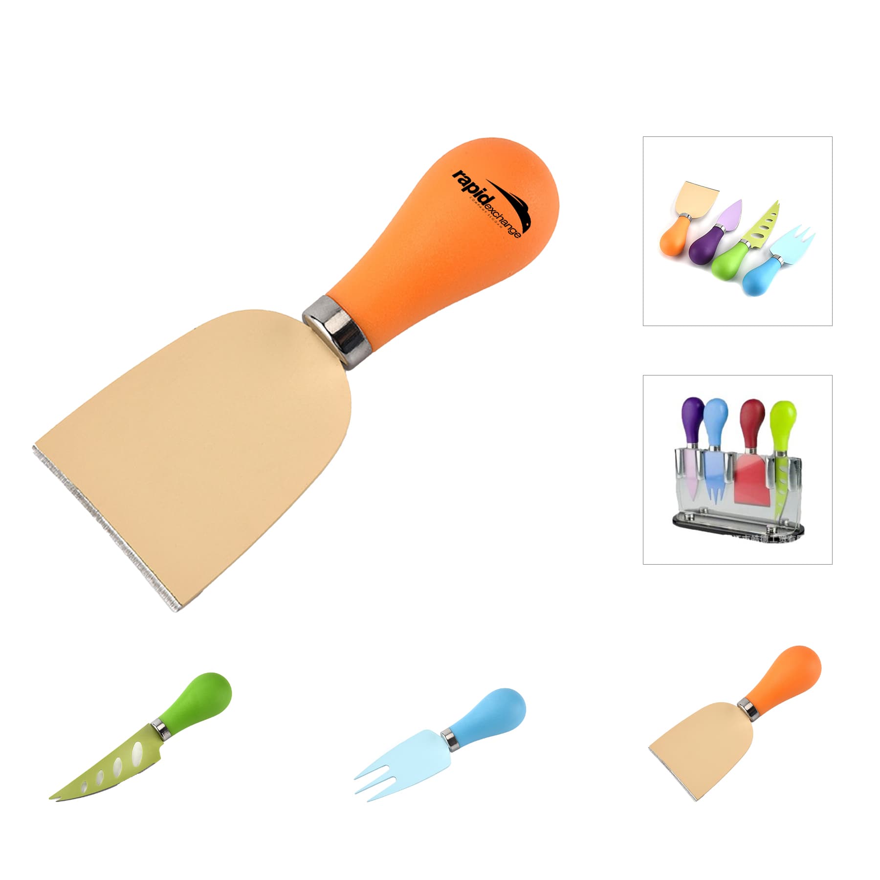 Multi-Colors Cheese Tool Set Butter Knife Kit