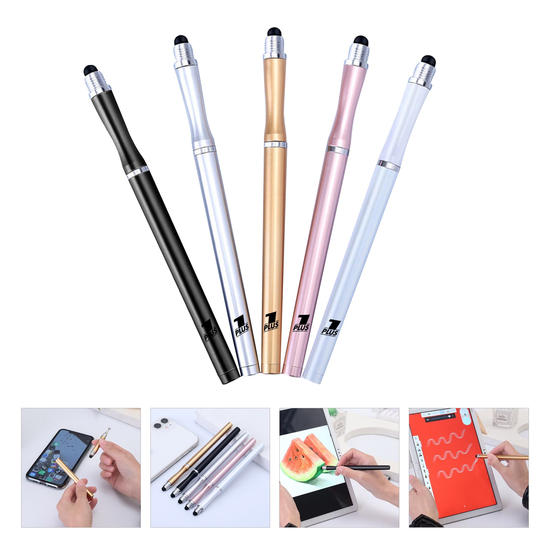 Universal 2 In 1 Stylus Pens