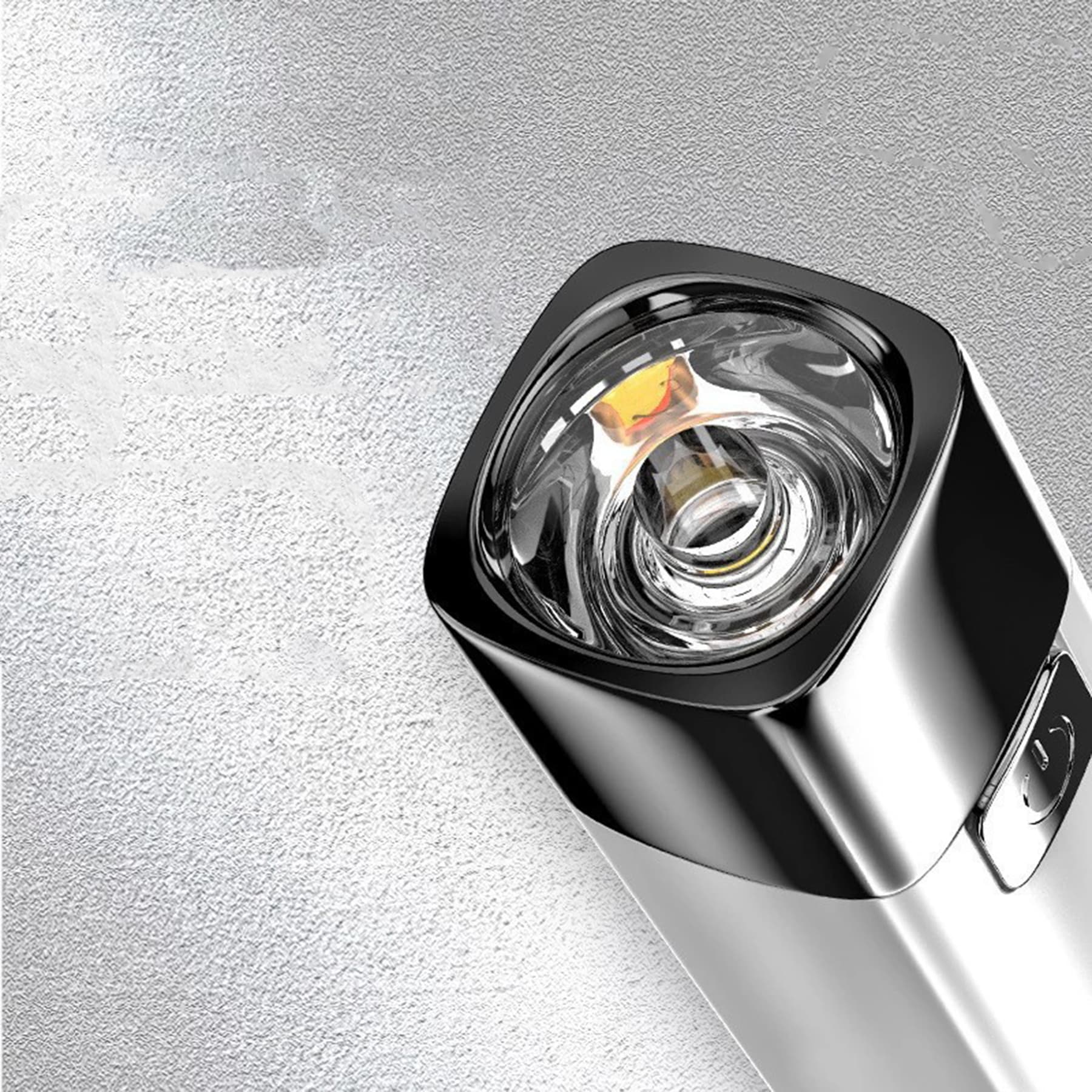 Portable strong light flashlight with power bank