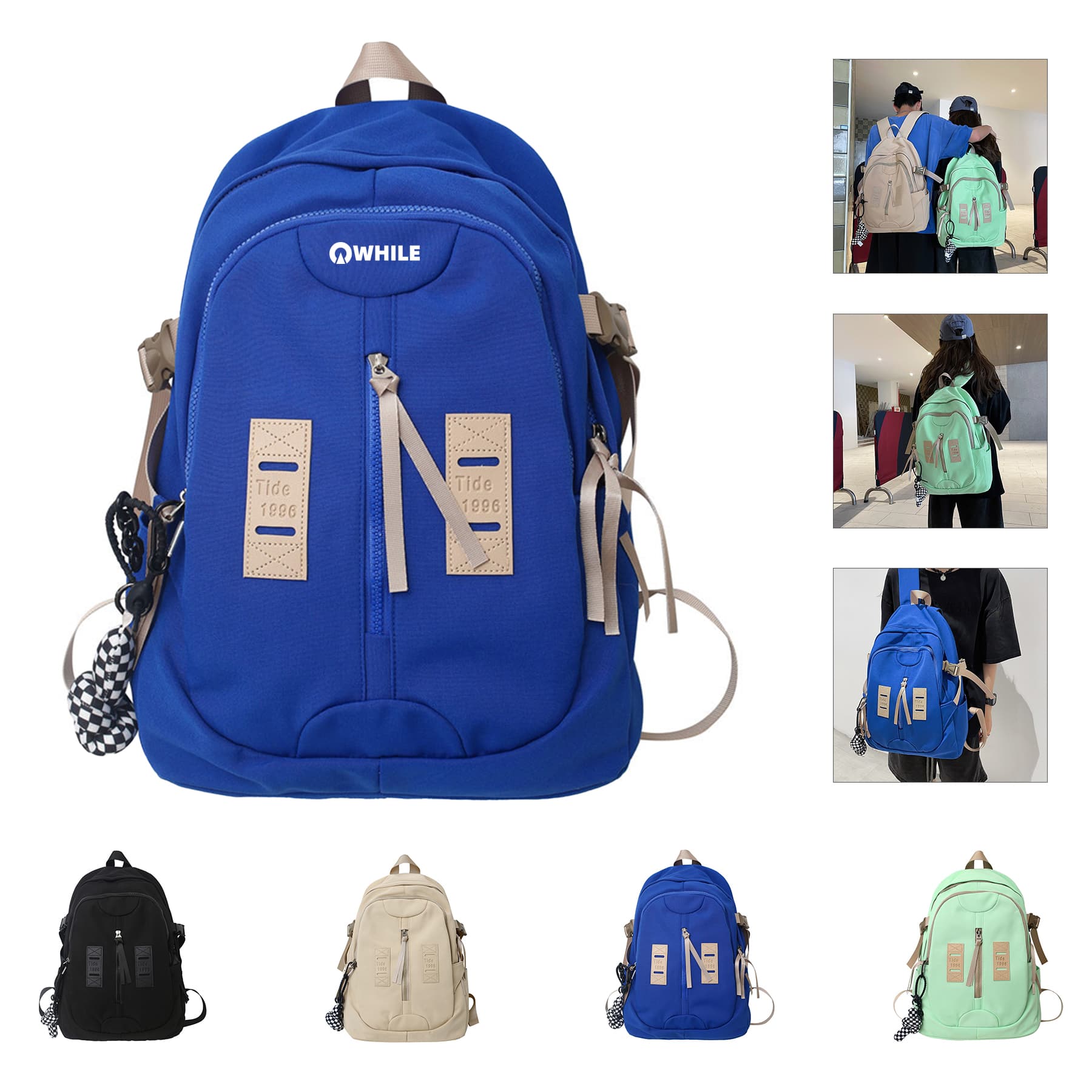 Stylish High-Capacity Travel Laptop Backpack