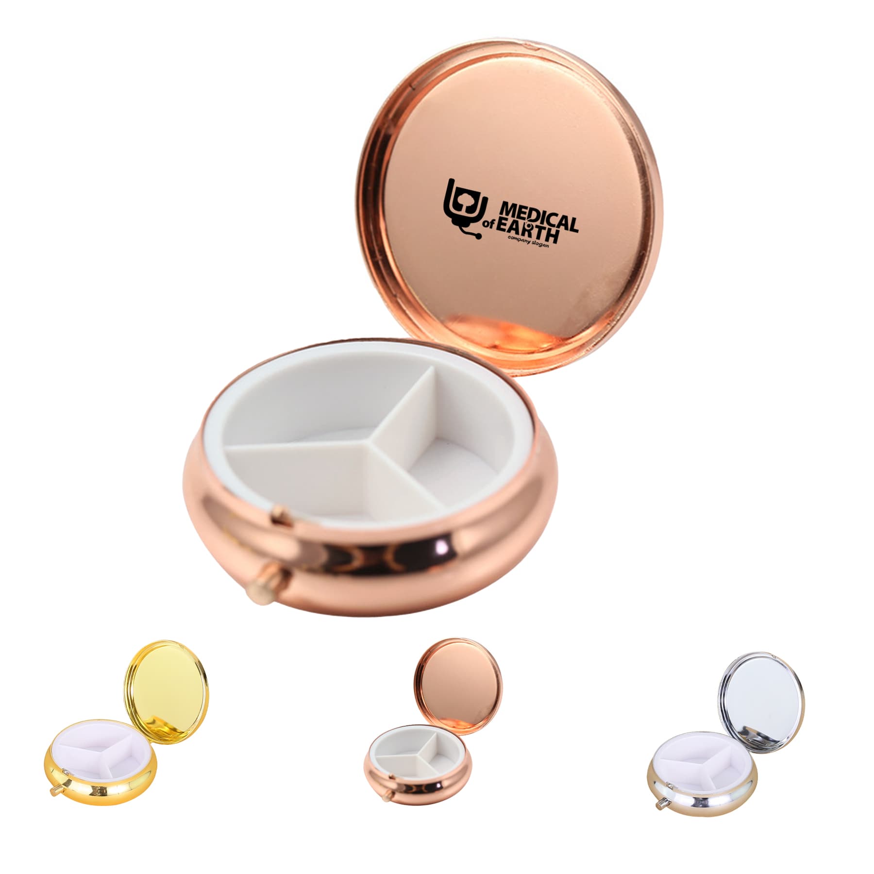 Foldable Portable Jewelry Pill Box