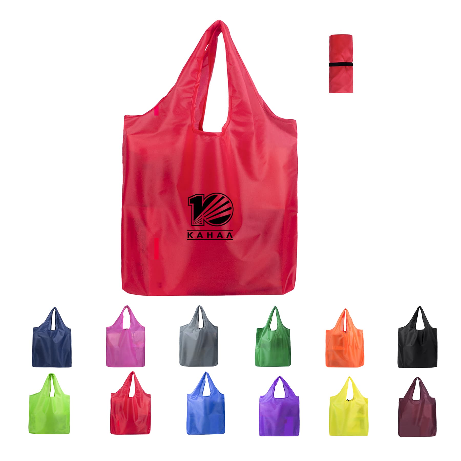 Polyester Reusable Foldable Shopping Bag