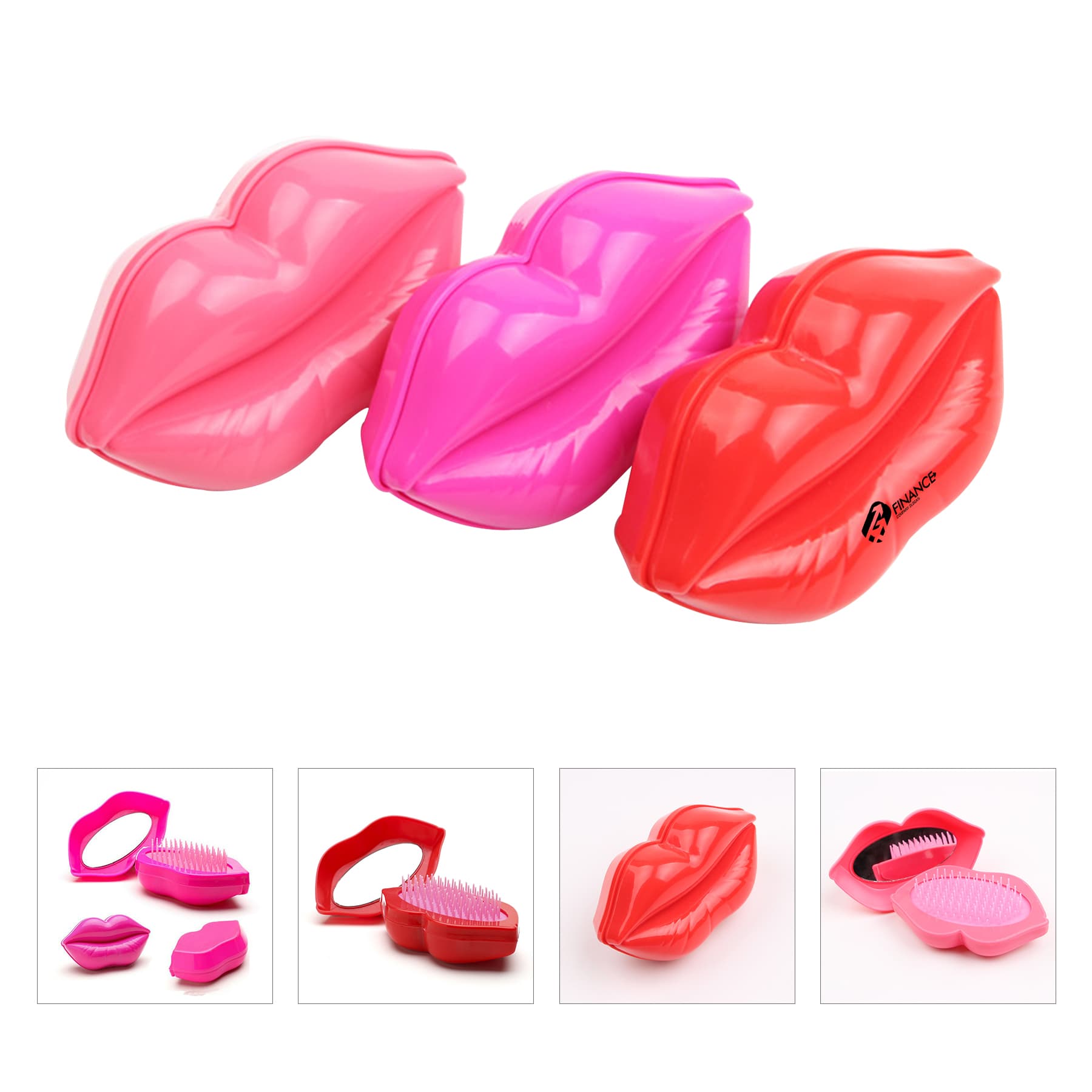 Lip Shape Massage Hair Brush
