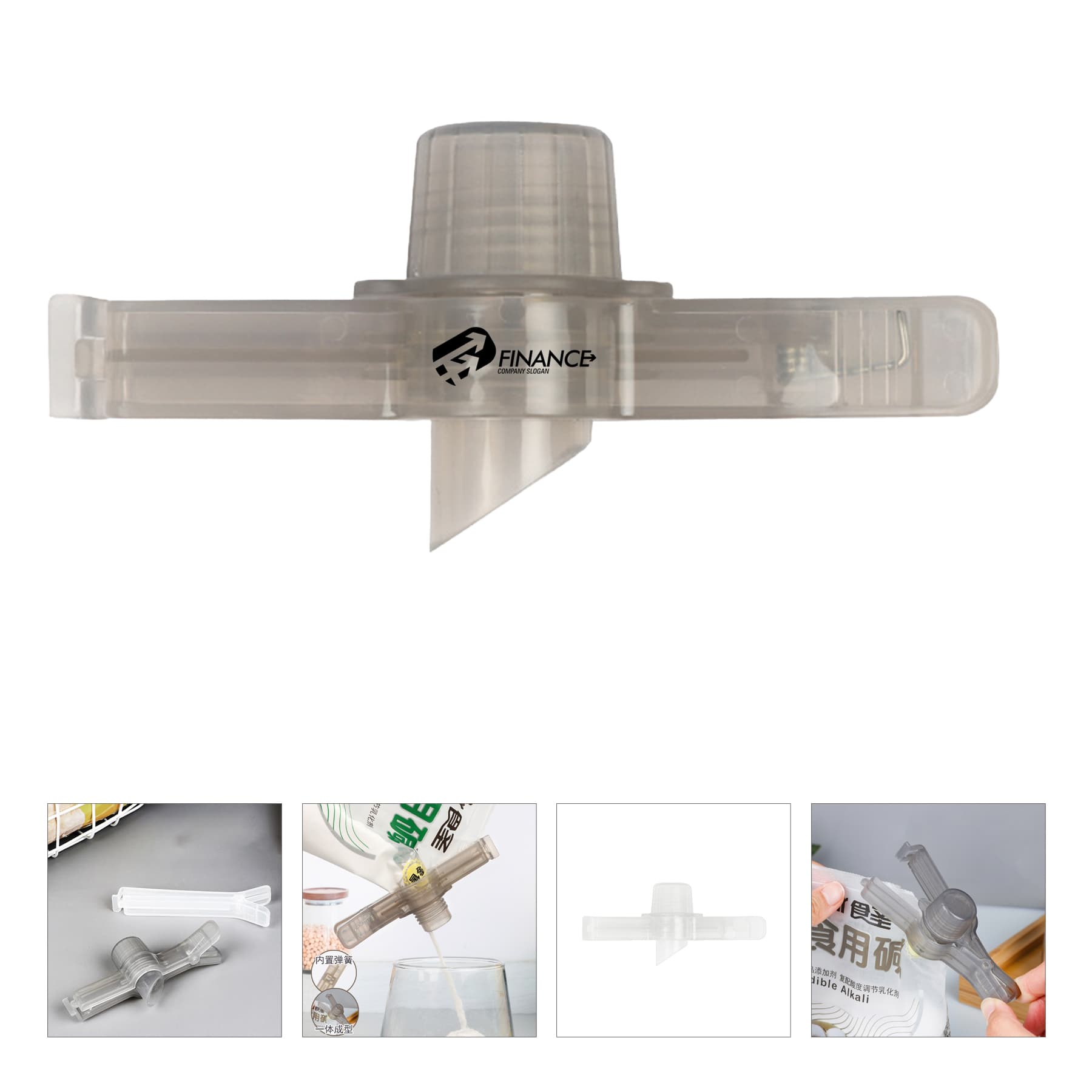 Food Storage Sealing Bag Clips With Spouts