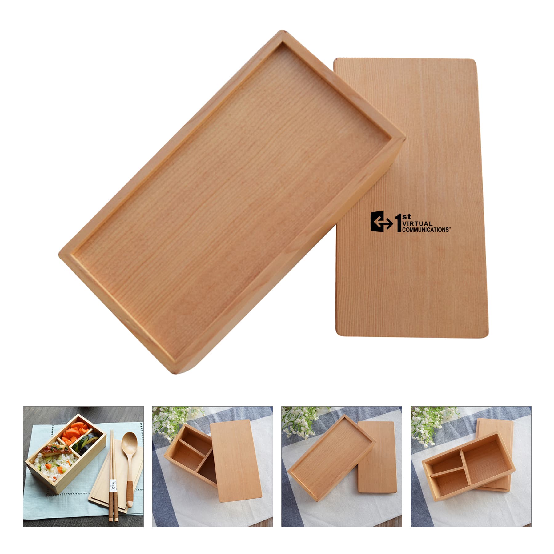 Rectangle Wooden Lunch Box