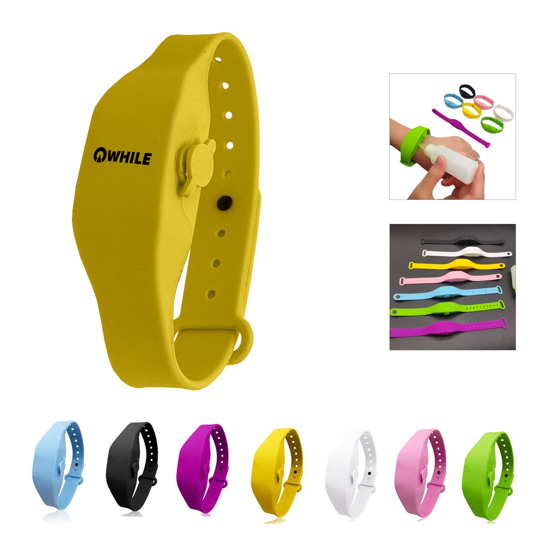 Silicone Refillable Wristbands