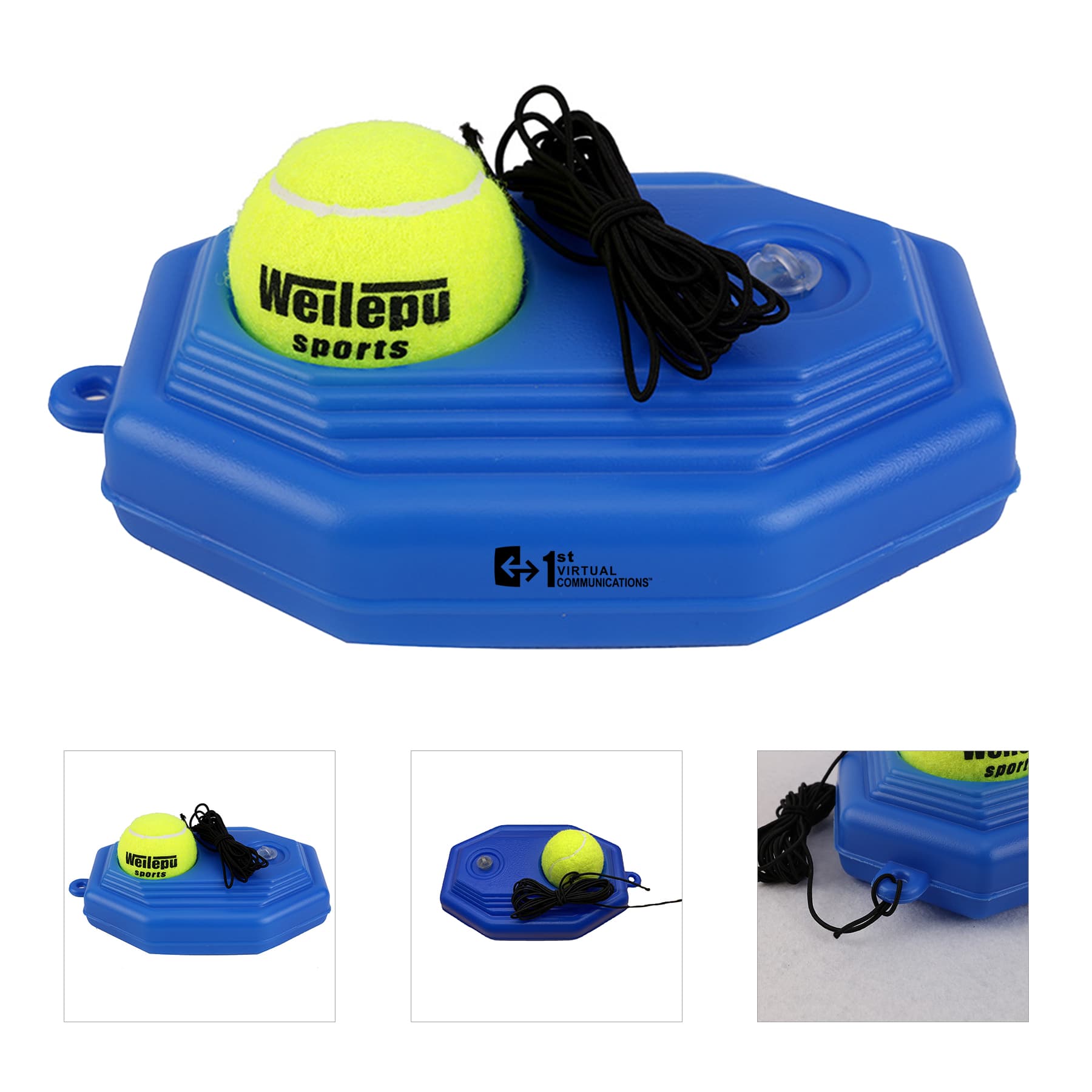 Single Tennis Trainer For Beginner With 2 Balls