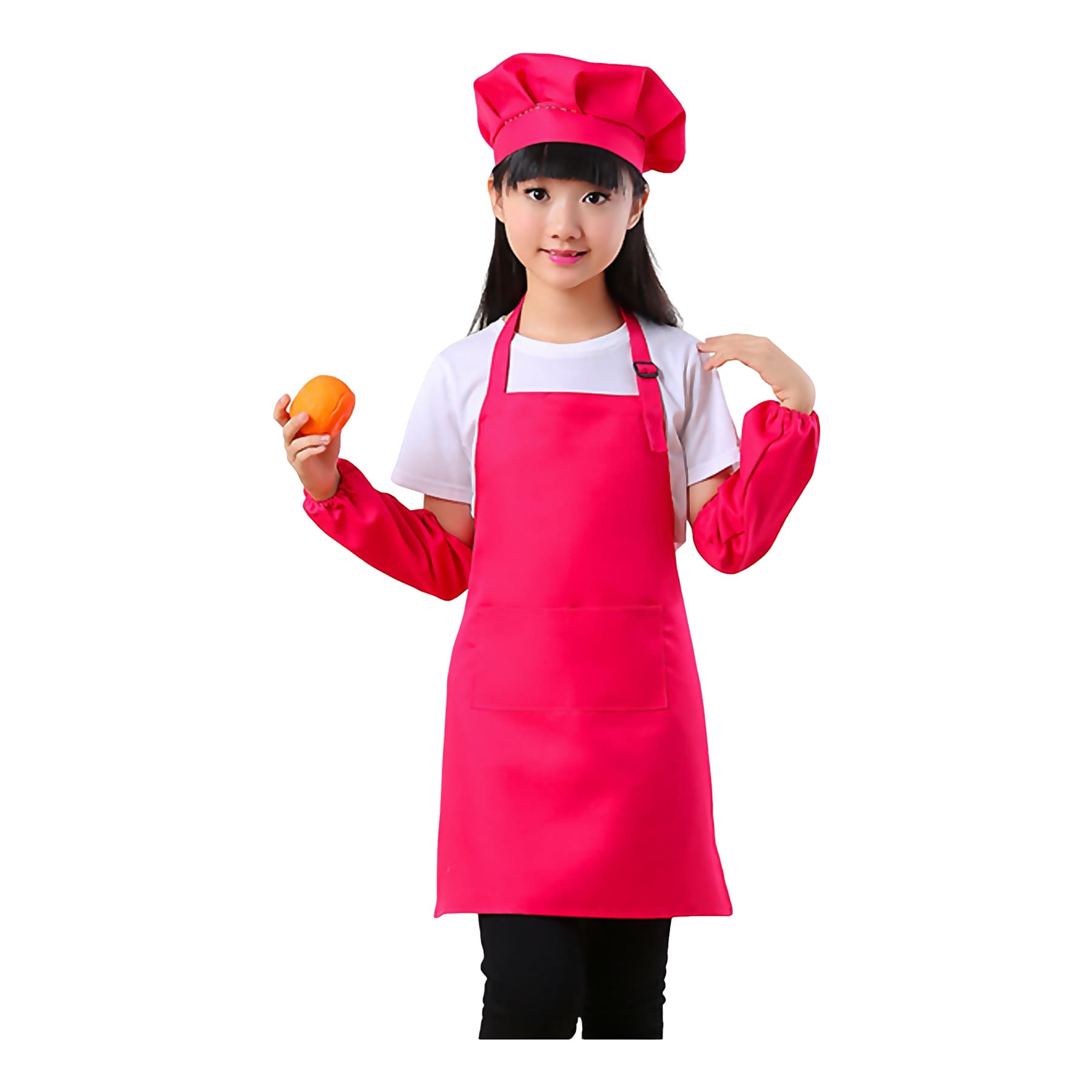 Kids Apron and Chef Hat Set