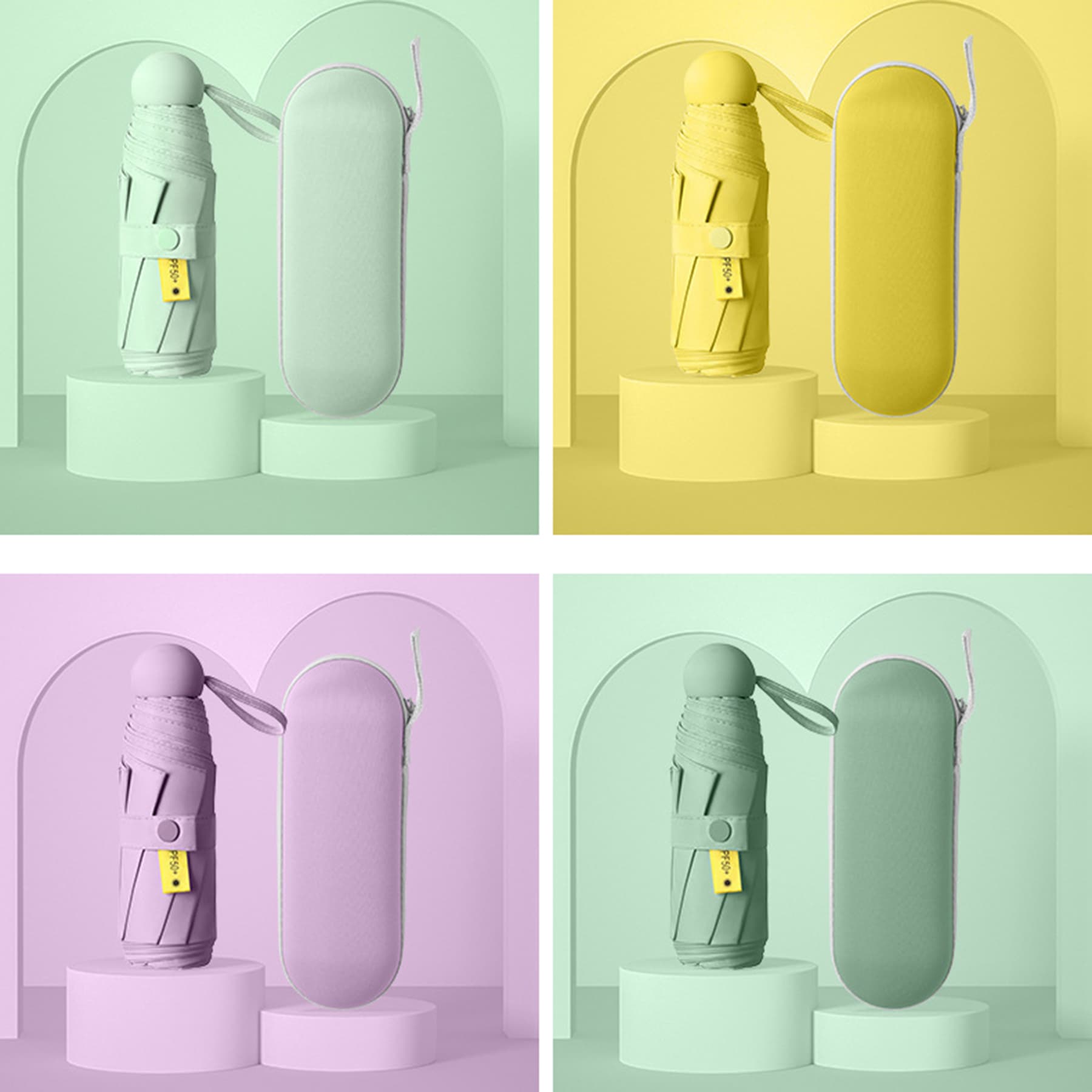 Rain Blossoms and Umbrellas