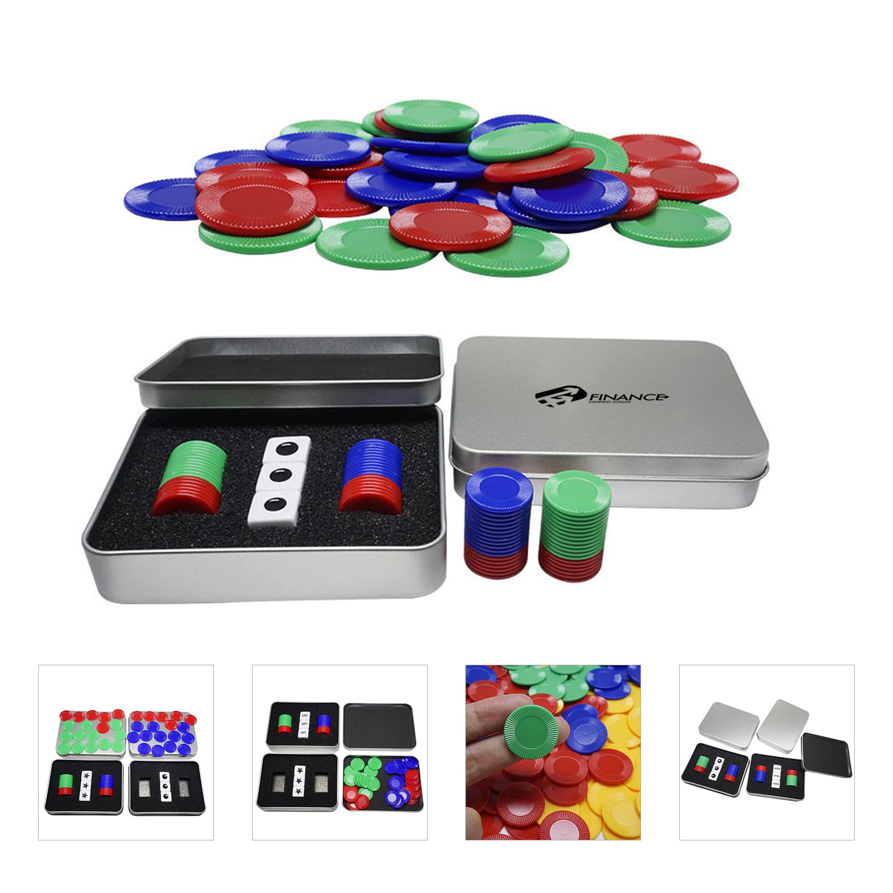 Custom Left Right Center Dice Set Board Game