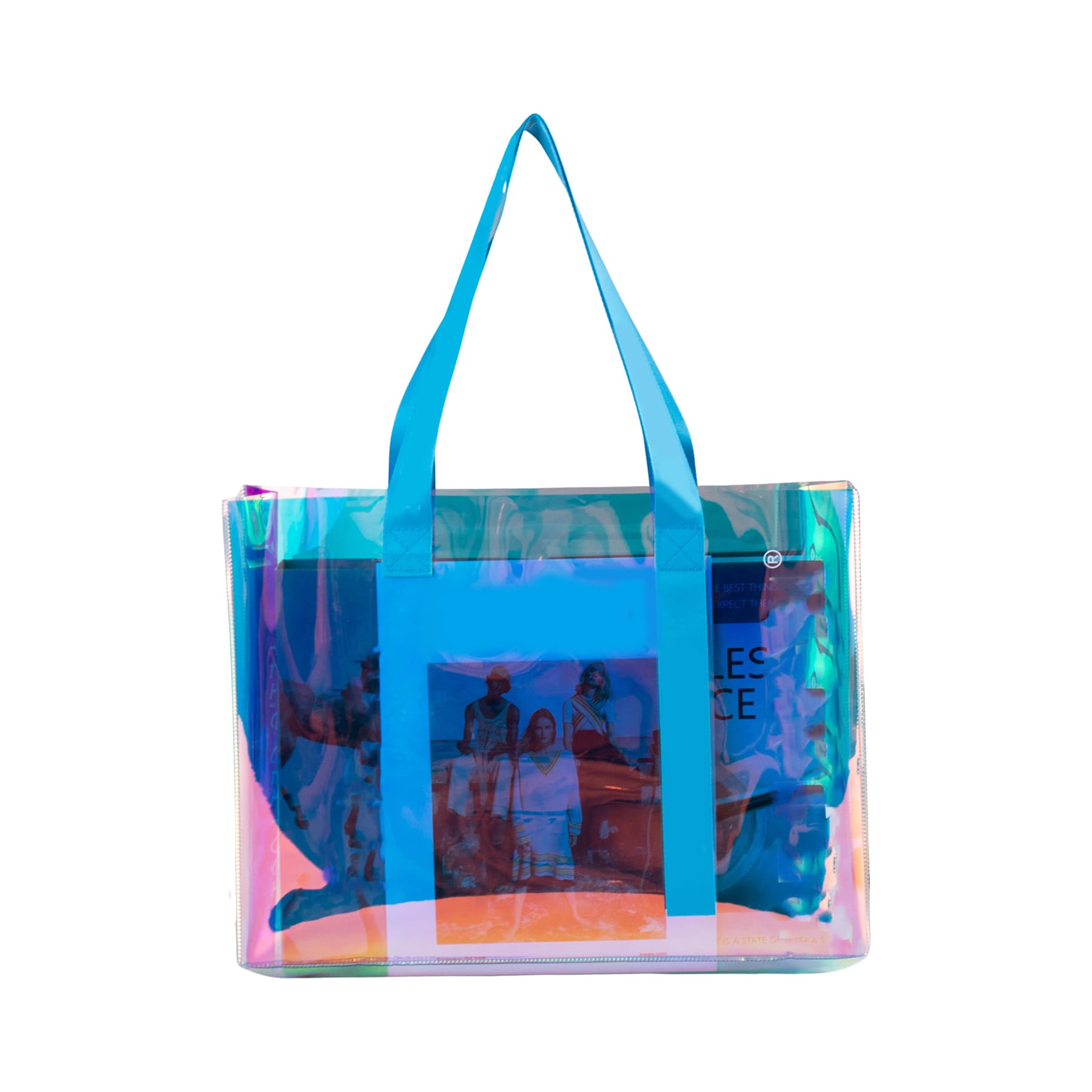 Holographic Clear Tote Bag