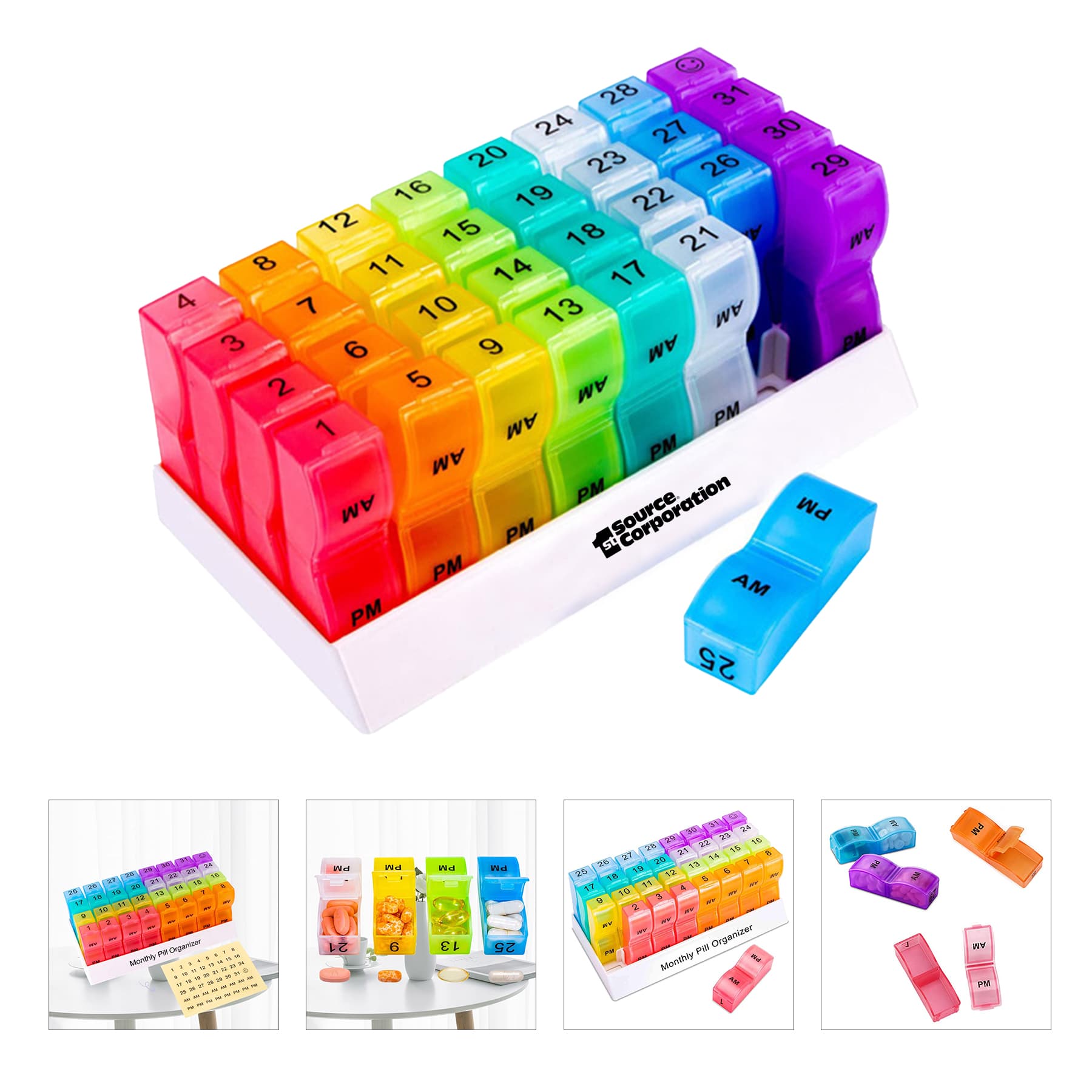 Monthly Pill Case Organizer