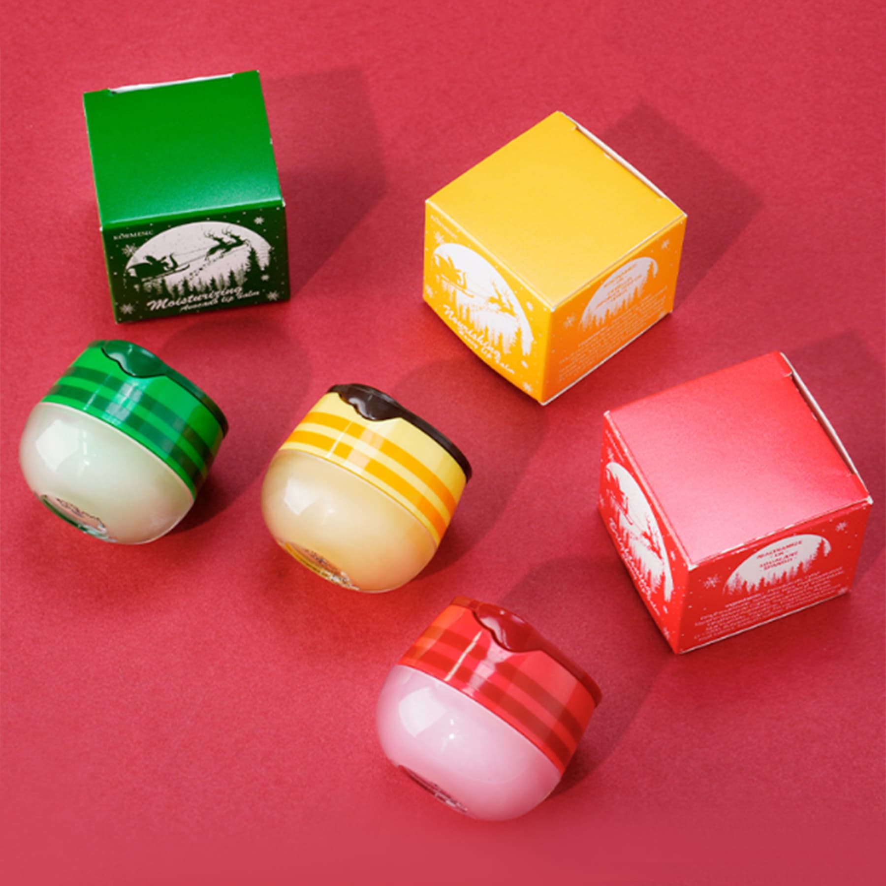 Christmas Cherry Honey Moisturizing Lip Balm