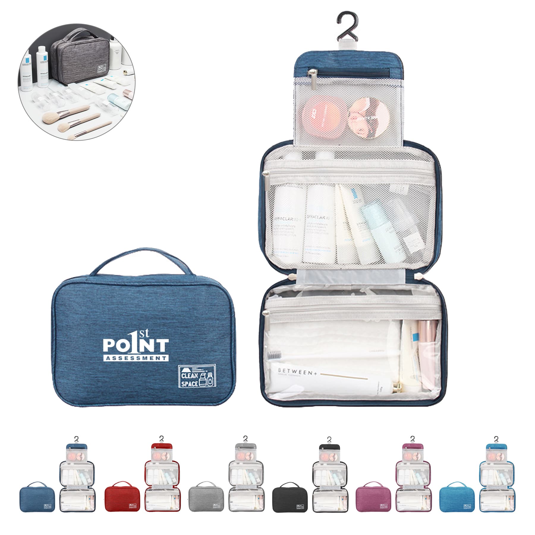 Cosmetic Hanging Toiletry Kit Bag