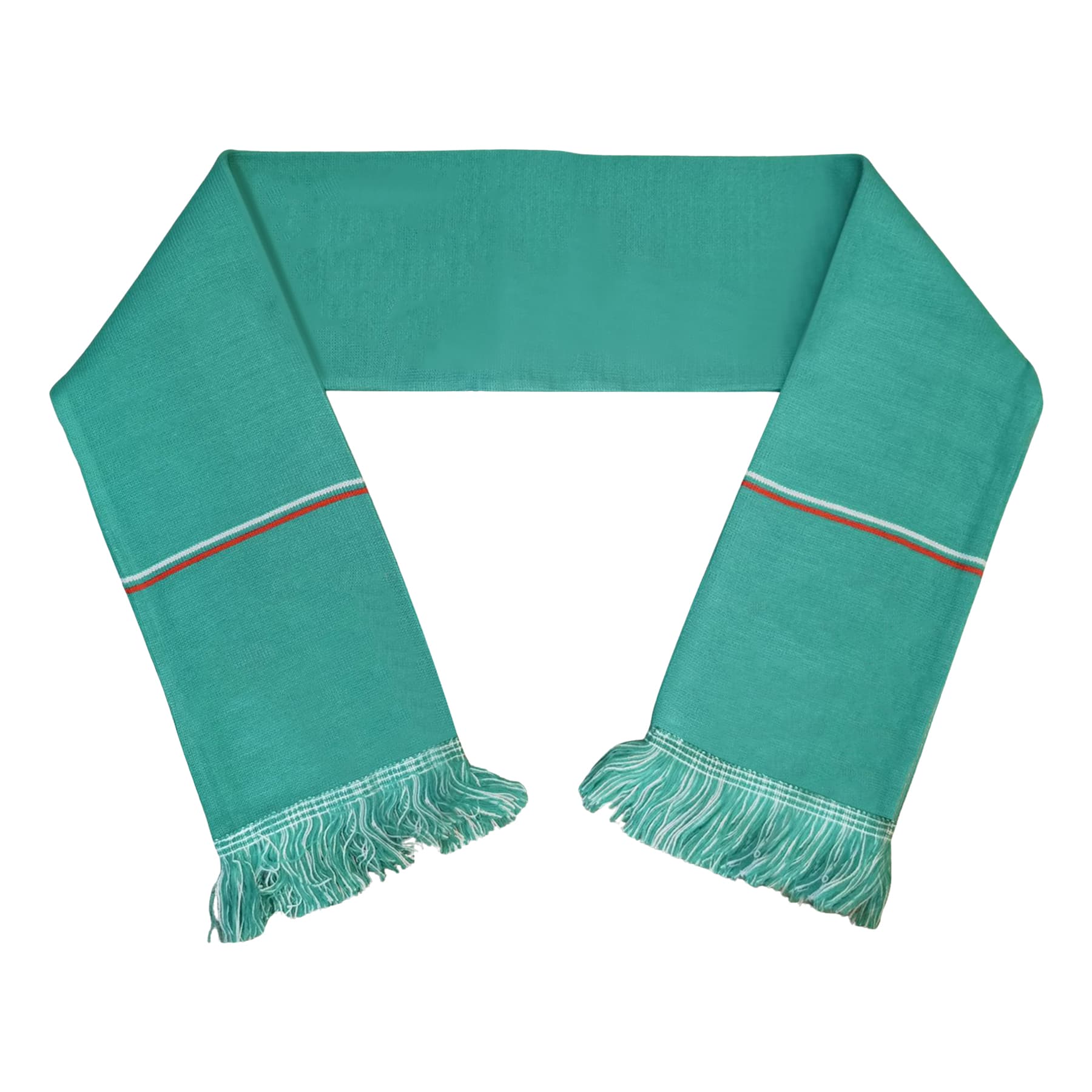 Knitted Fringed Scarf