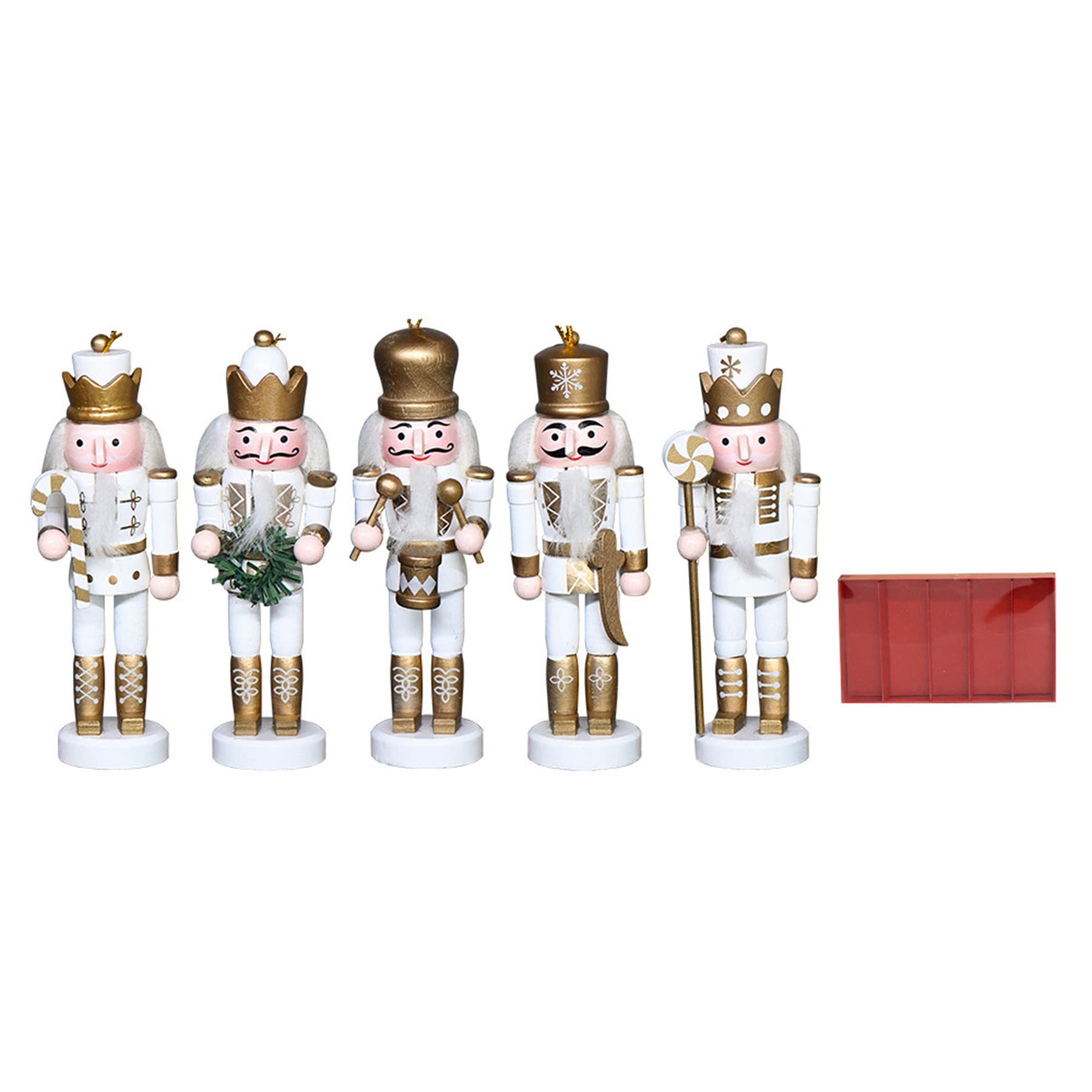 4.72" Nutcracker Christmas Wooden Ornaments