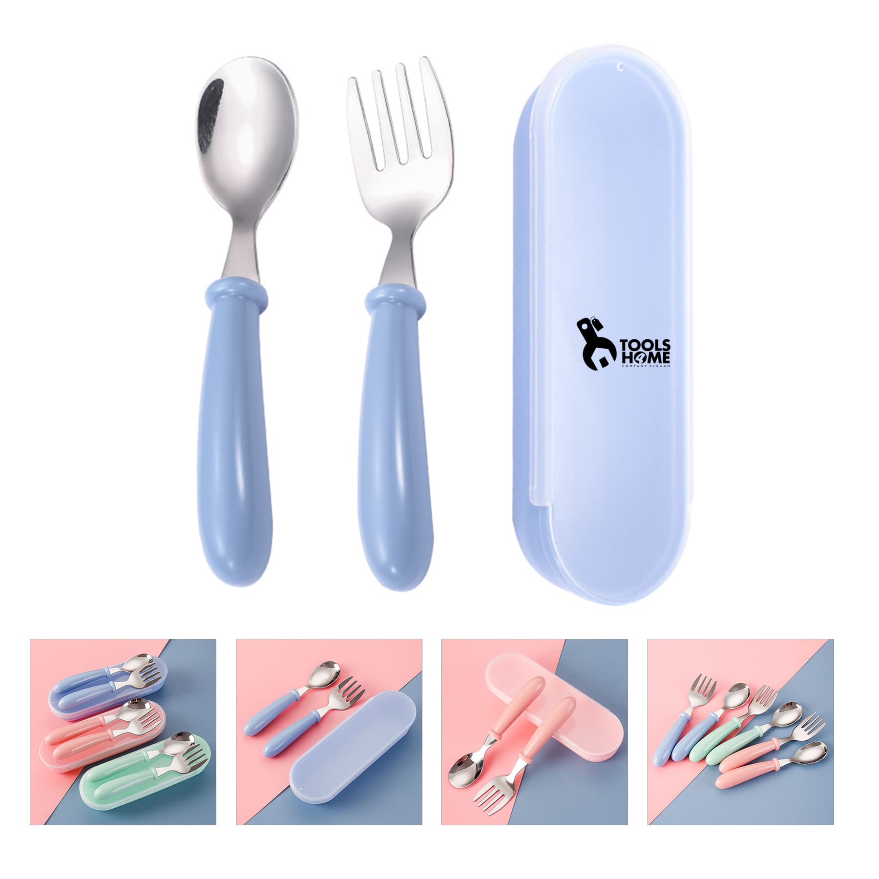 Children Tableware Set Spoon Fork
