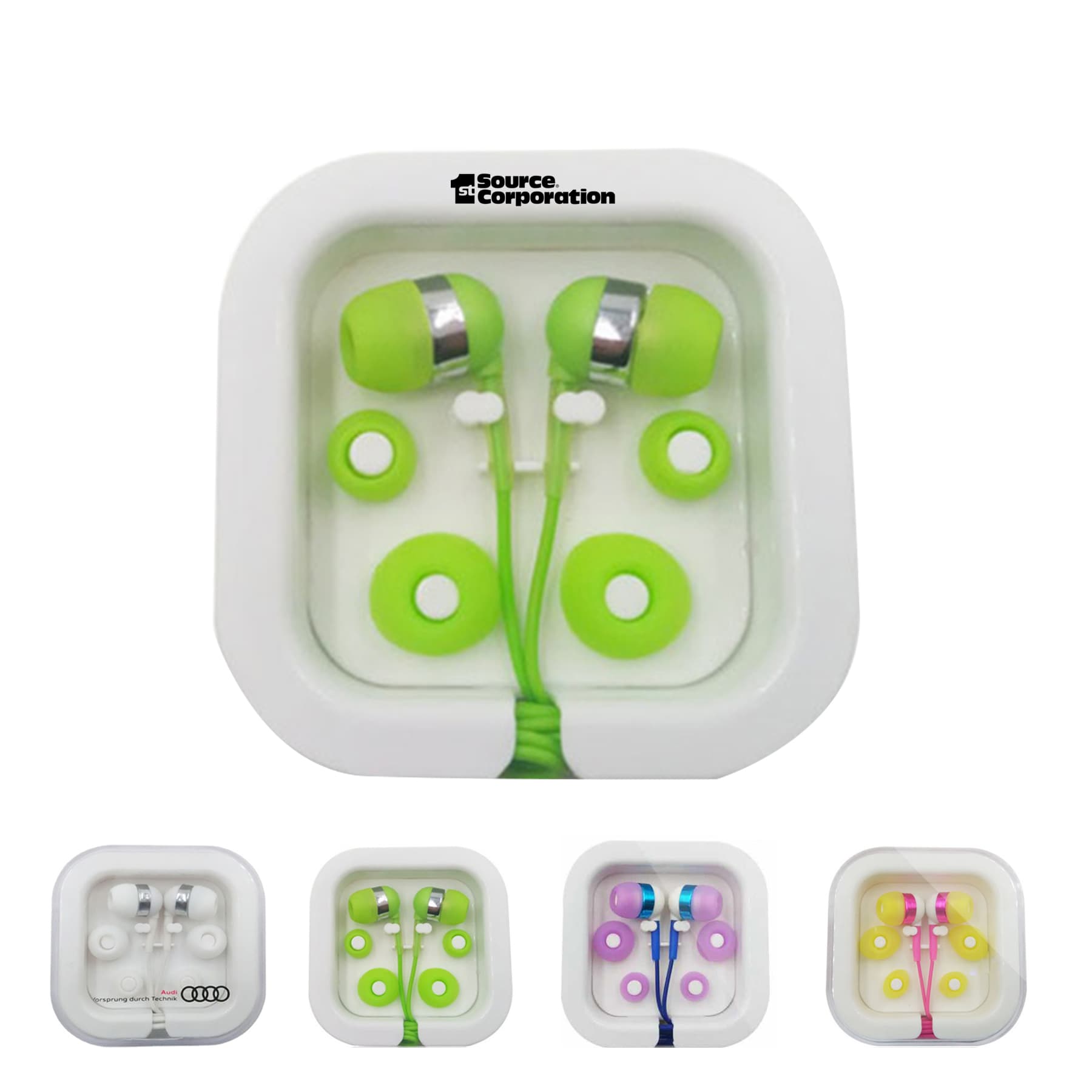 Earbuds in Travel Case